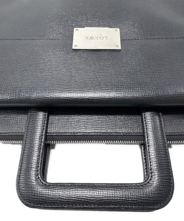 中古・古着通販】LOEWE (ロエベ) ビジネスバッグ ブラック｜ブランド