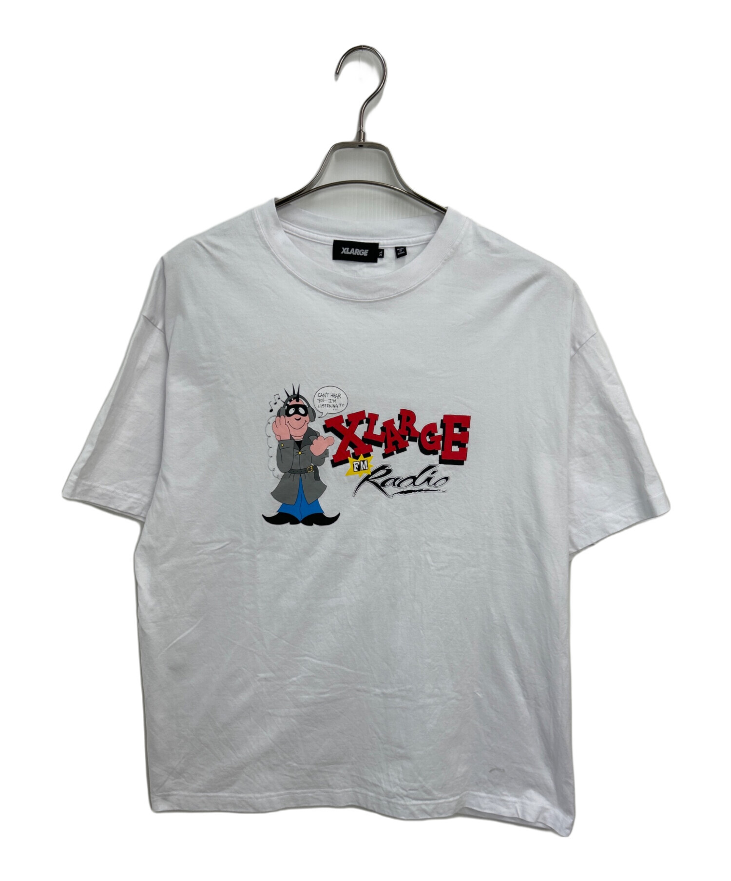 中古・古着通販】X-LARGE (エクストララージ) 半袖カットソー ホワイト 