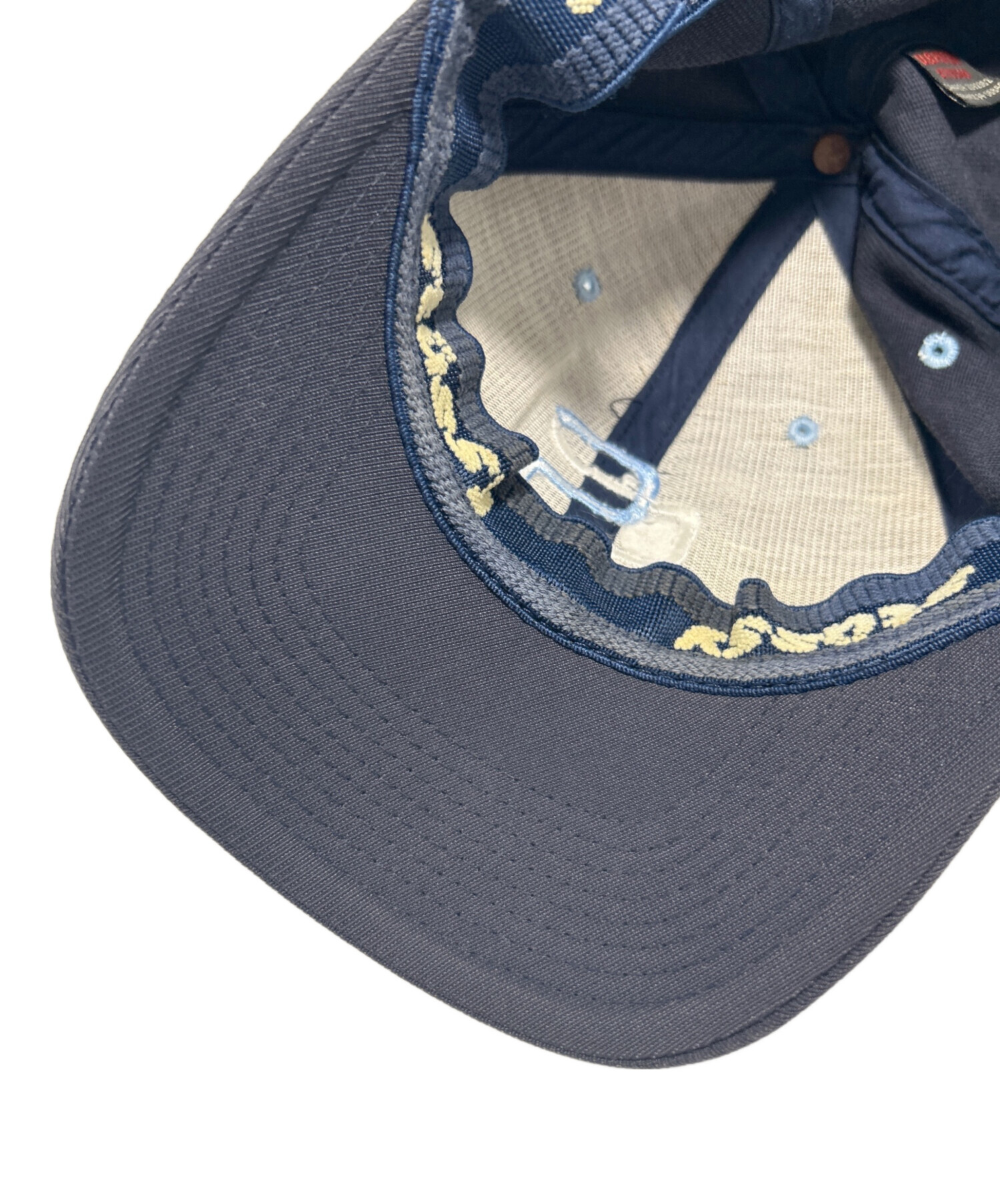 STUSSY ネイビーキャップ STU刺繍入り　ネイビー 中古・古着通販】stussy (ステューシー) キャップ ネイビー｜ブランド