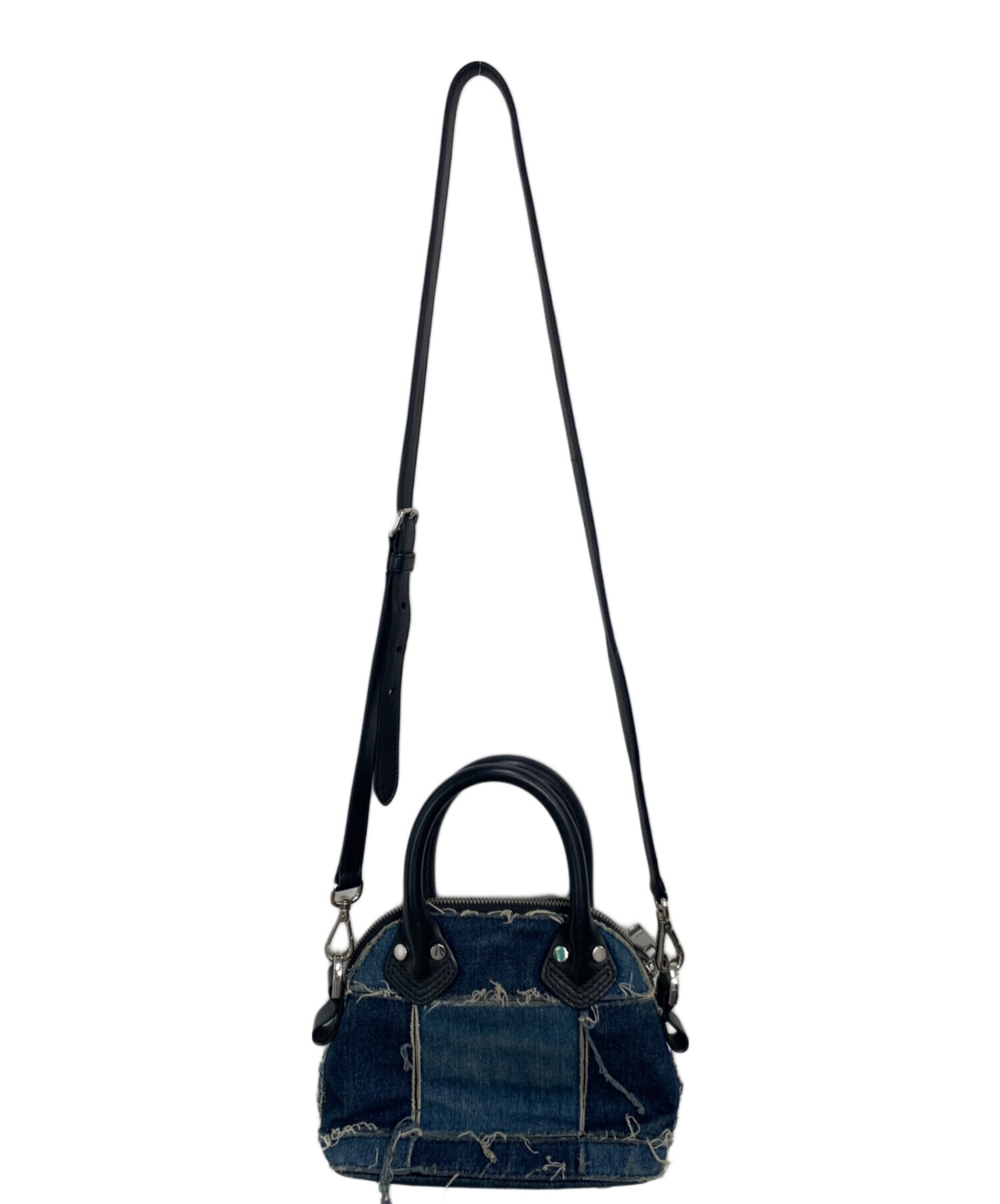 中古・古着通販】DIESEL (ディーゼル) デニム2WAYバッグ ブルー