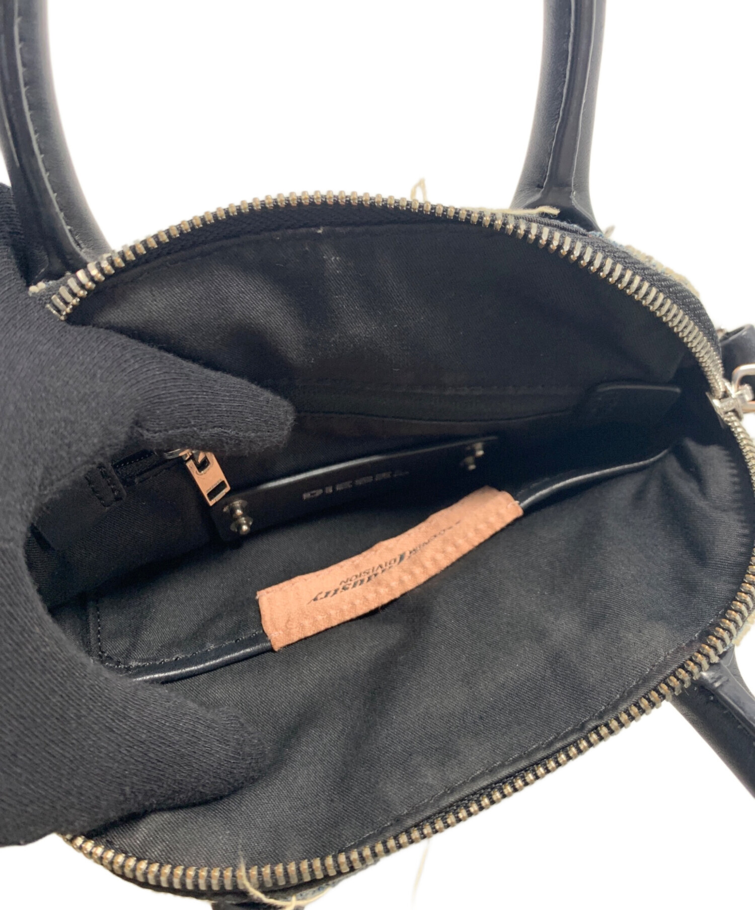 中古・古着通販】DIESEL (ディーゼル) デニム2WAYバッグ ブルー