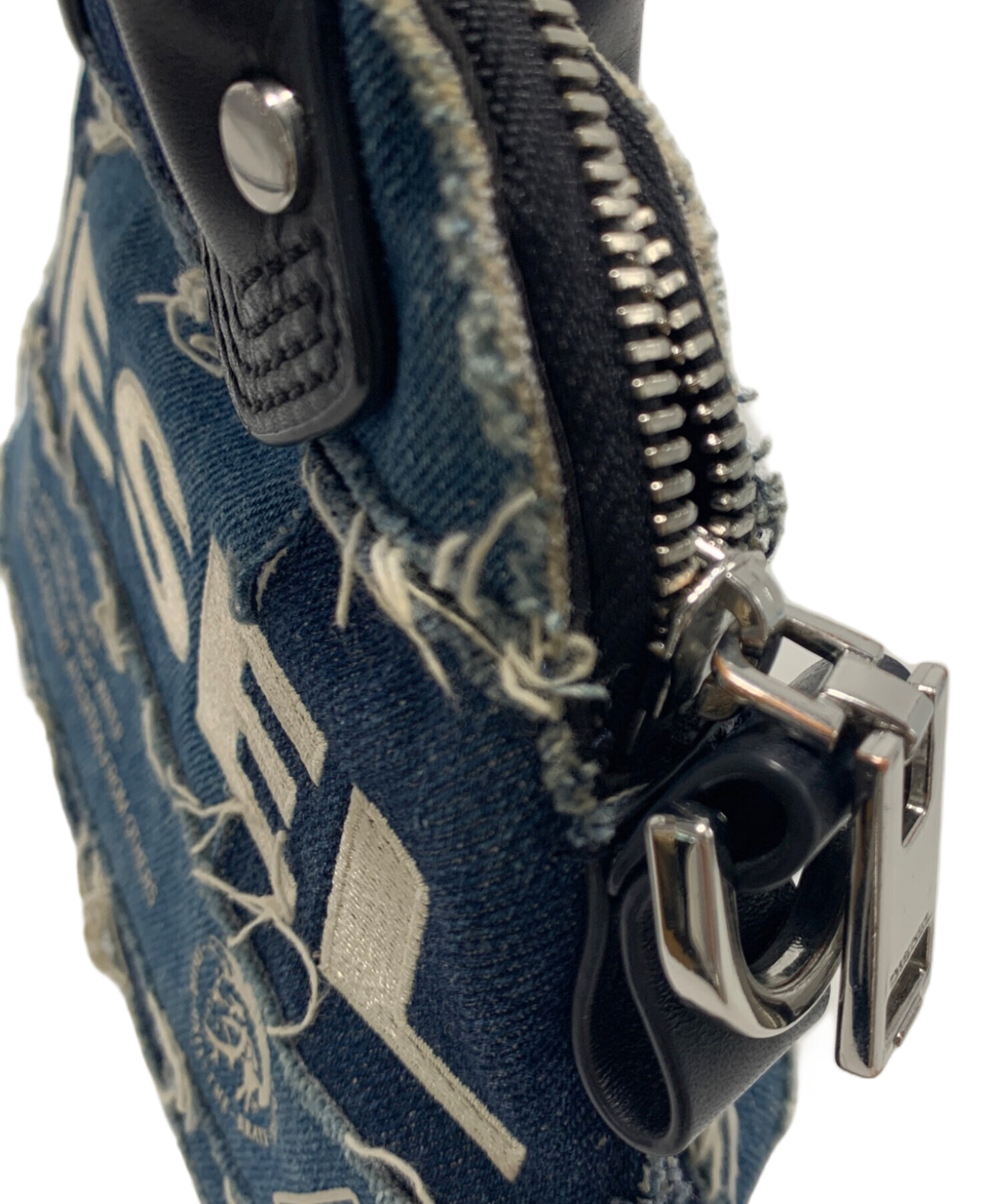 中古・古着通販】DIESEL (ディーゼル) デニム2WAYバッグ ブルー