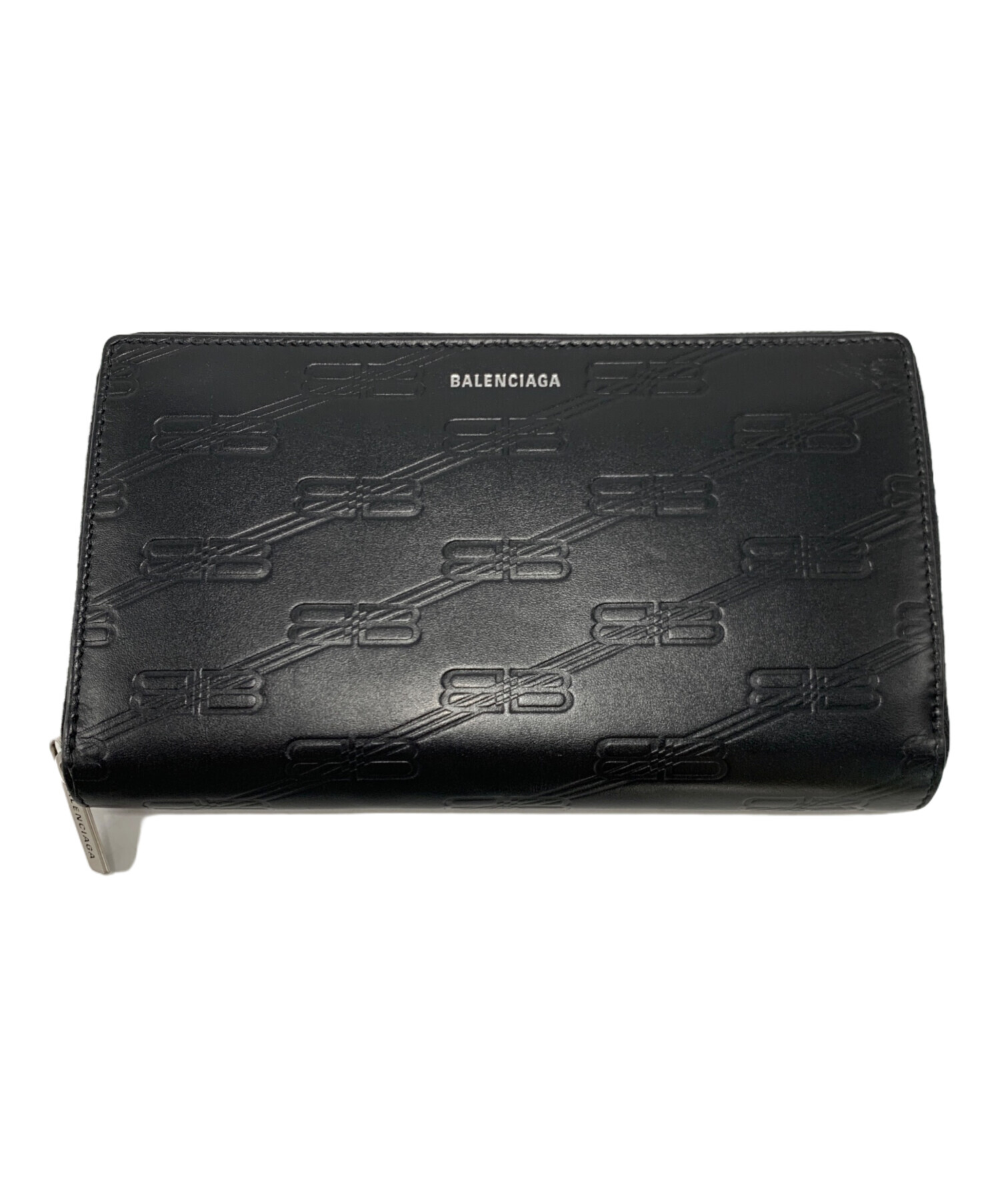 中古・古着通販】BALENCIAGA (バレンシアガ) 長財布 ブラック