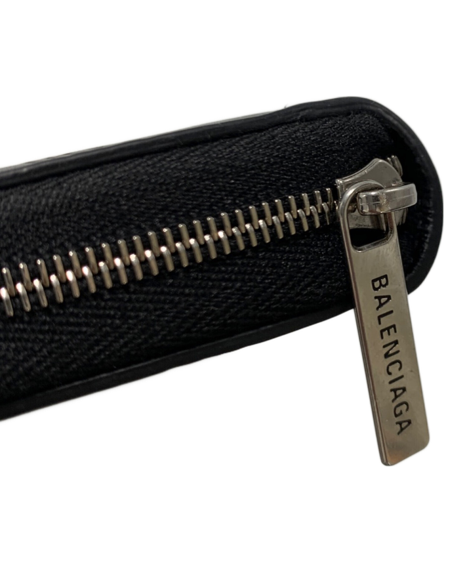 中古・古着通販】BALENCIAGA (バレンシアガ) 長財布 ブラック