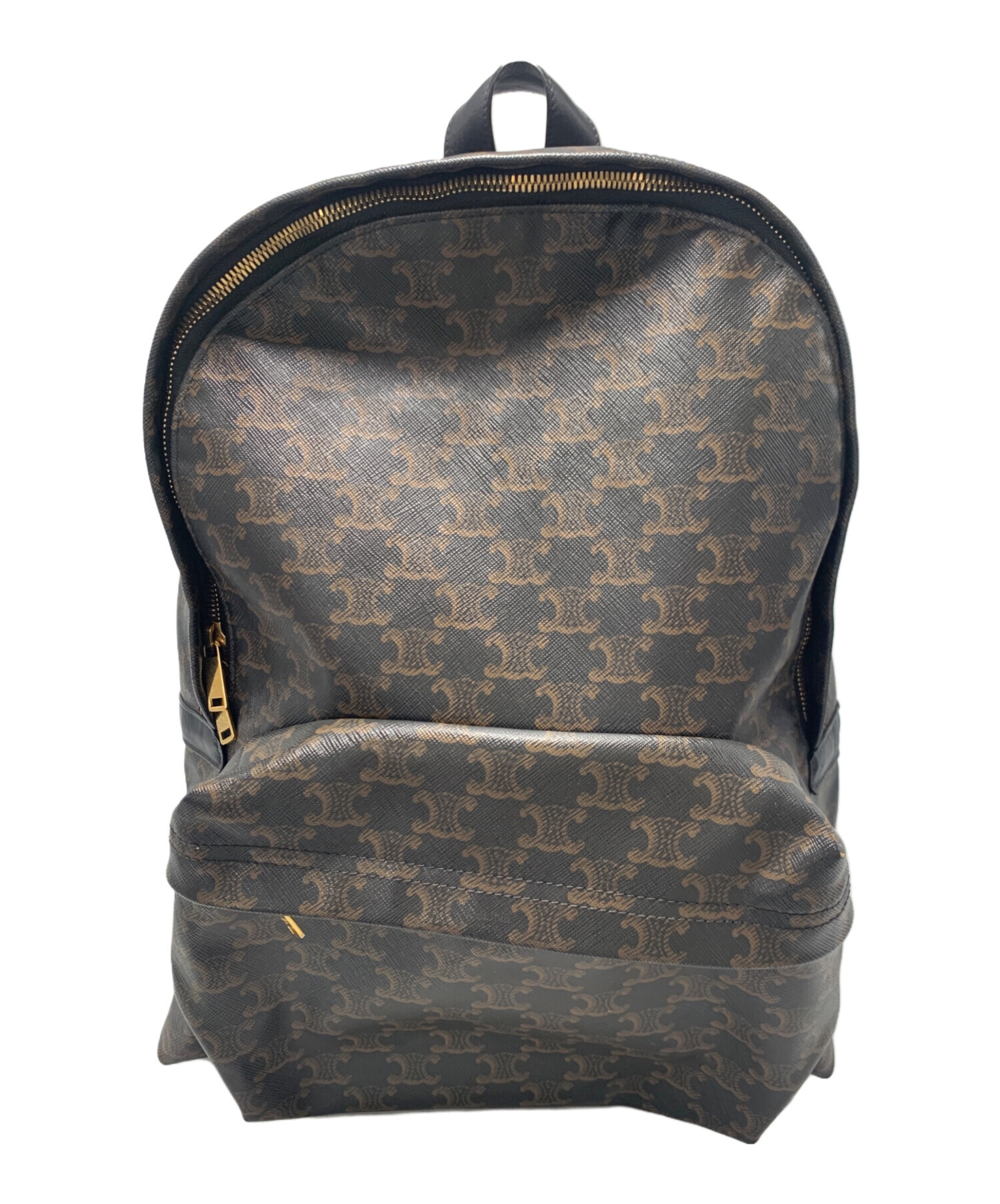 中古・古着通販】CELINE (セリーヌ) ミディアム バックパック ブラウン 