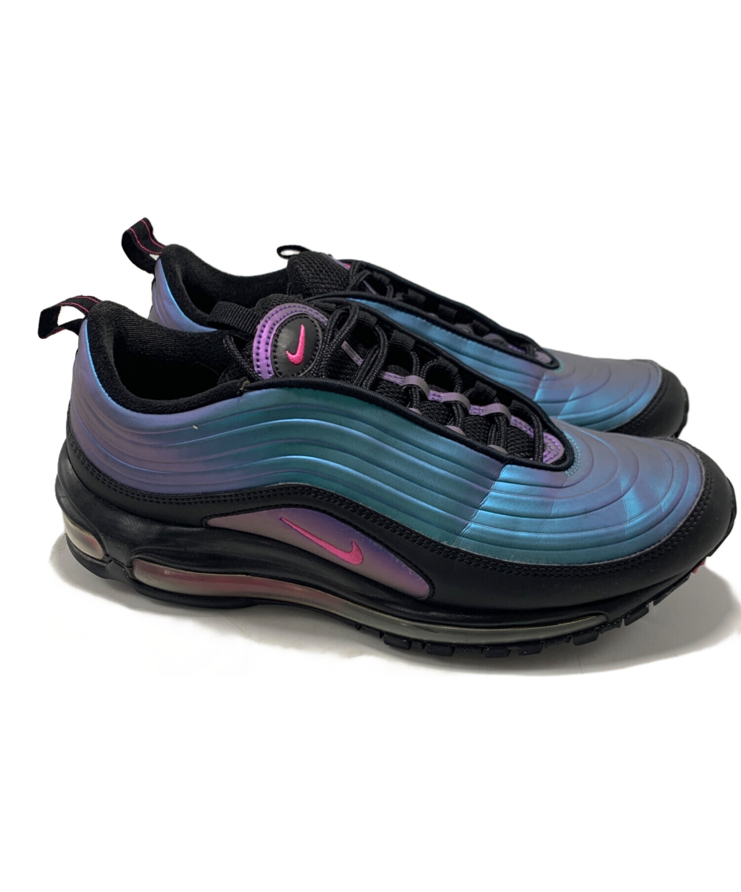 中古・古着通販】NIKE (ナイキ) スニーカー ブラック×パープル サイズ