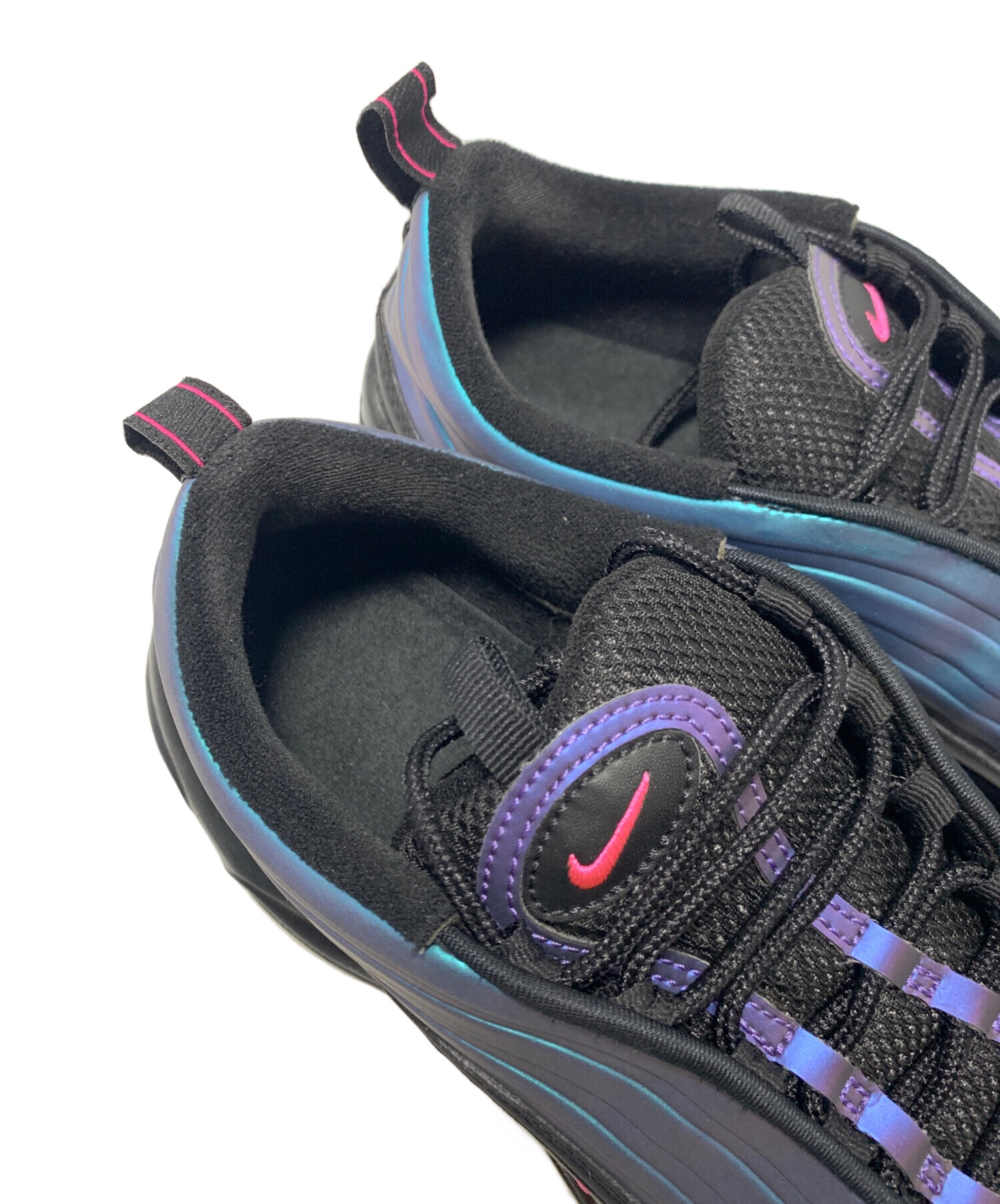 中古・古着通販】NIKE (ナイキ) スニーカー ブラック×パープル サイズ