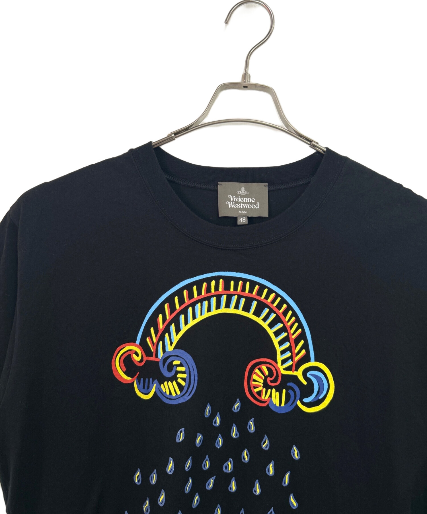 値下げ★ヴィヴィアンウエストウッド カットソー黒半袖　M 中古・古着通販】Vivienne Westwood man (ヴィヴィアン ウェストウッド