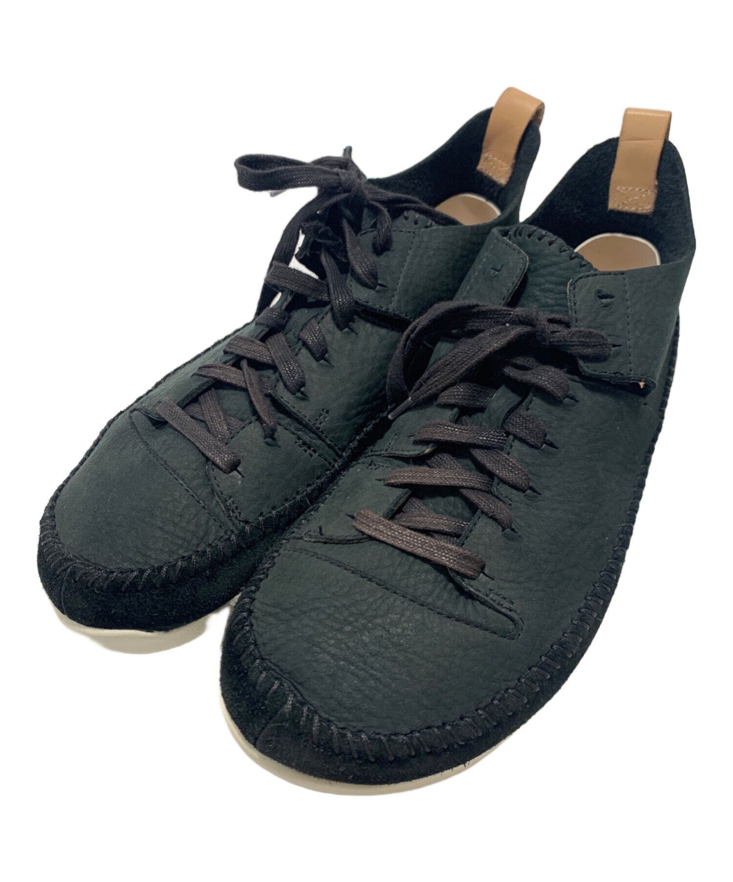 中古・古着通販】CLARKS (クラークス) スニーカー ブラック×ホワイト 