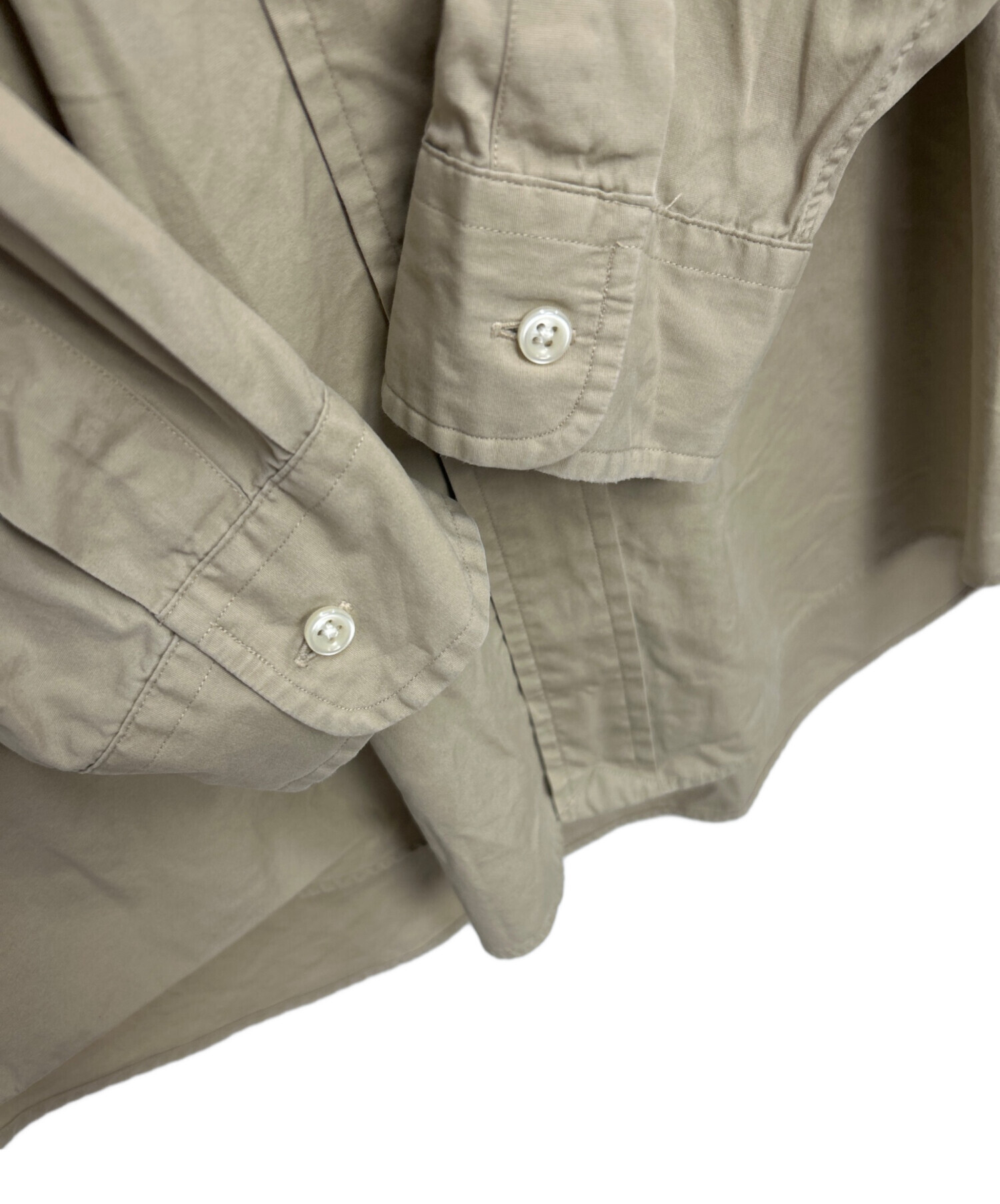 中古・古着通販】RALPH LAUREN (ラルフローレン) 長袖シャツ ベージュ