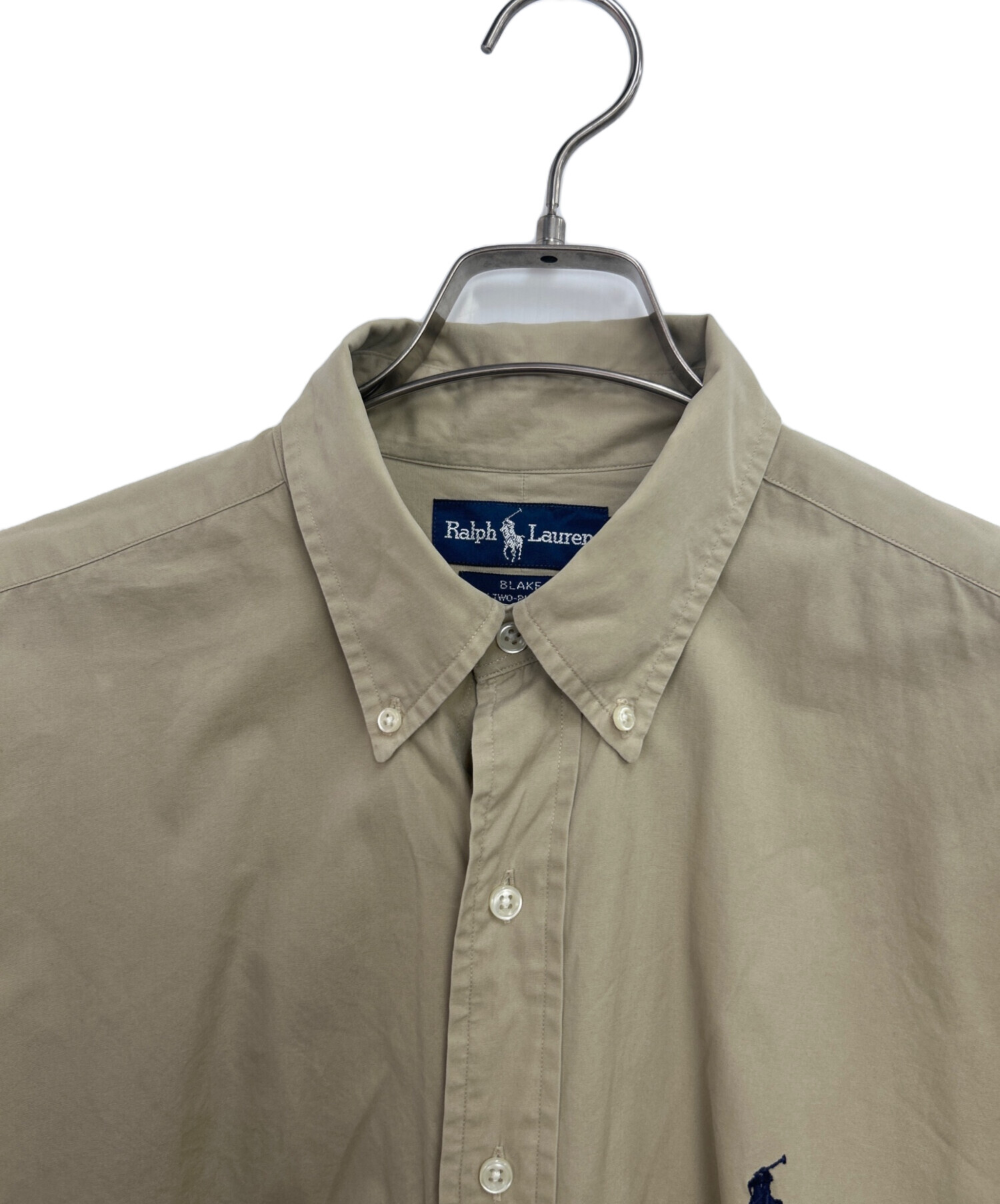 中古・古着通販】RALPH LAUREN (ラルフローレン) 長袖シャツ ベージュ