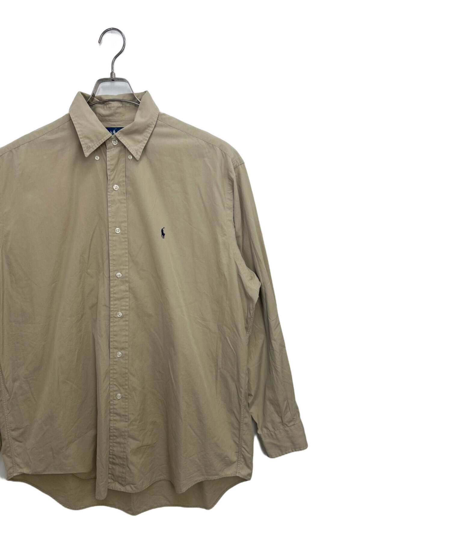 中古・古着通販】RALPH LAUREN (ラルフローレン) 長袖シャツ ベージュ 