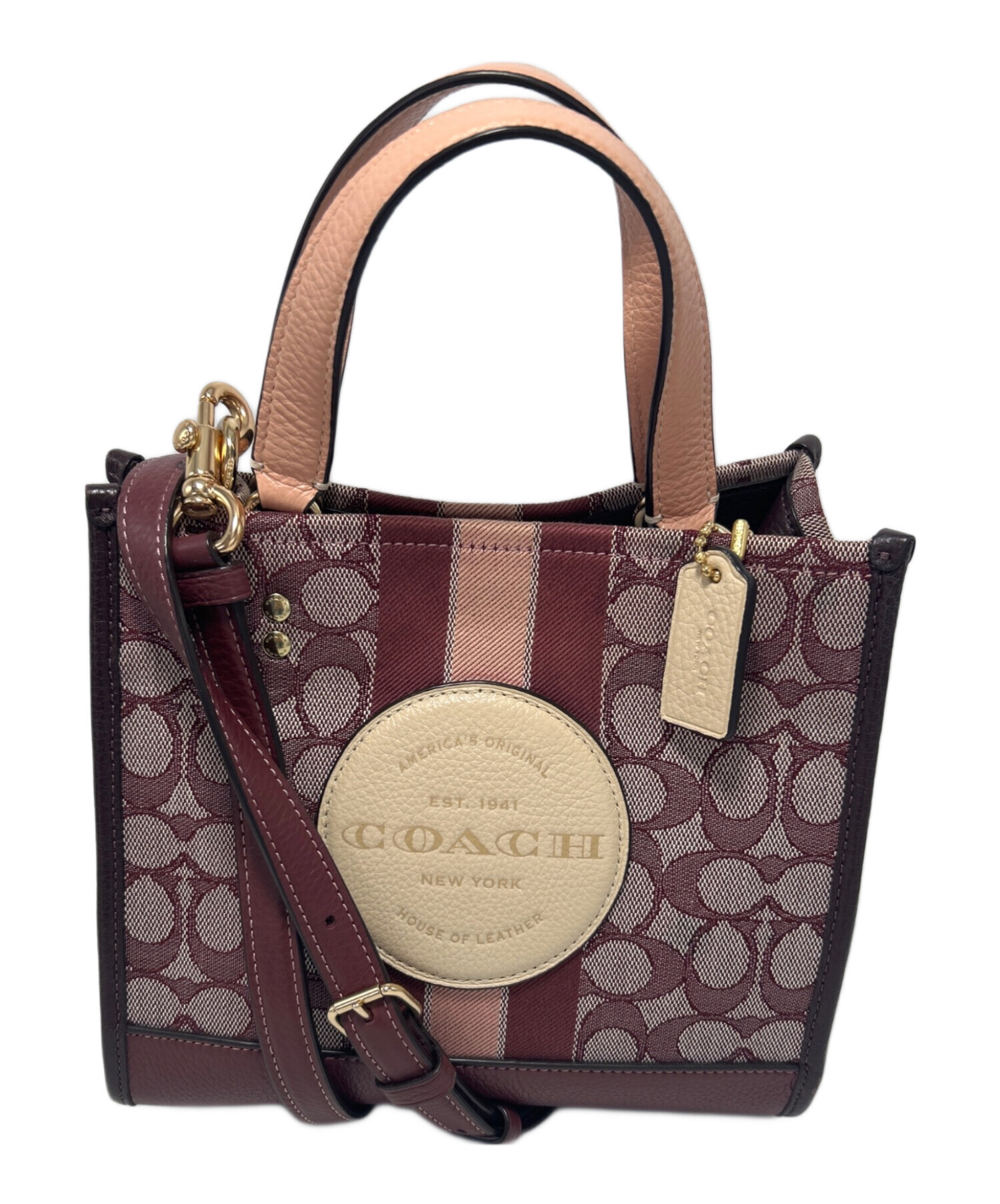 中古・古着通販】COACH (コーチ) 2WAYショルダーバッグ ボルドー