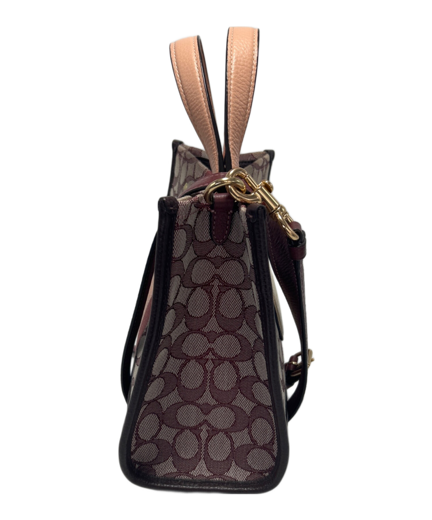 中古・古着通販】COACH (コーチ) 2WAYショルダーバッグ ボルドー