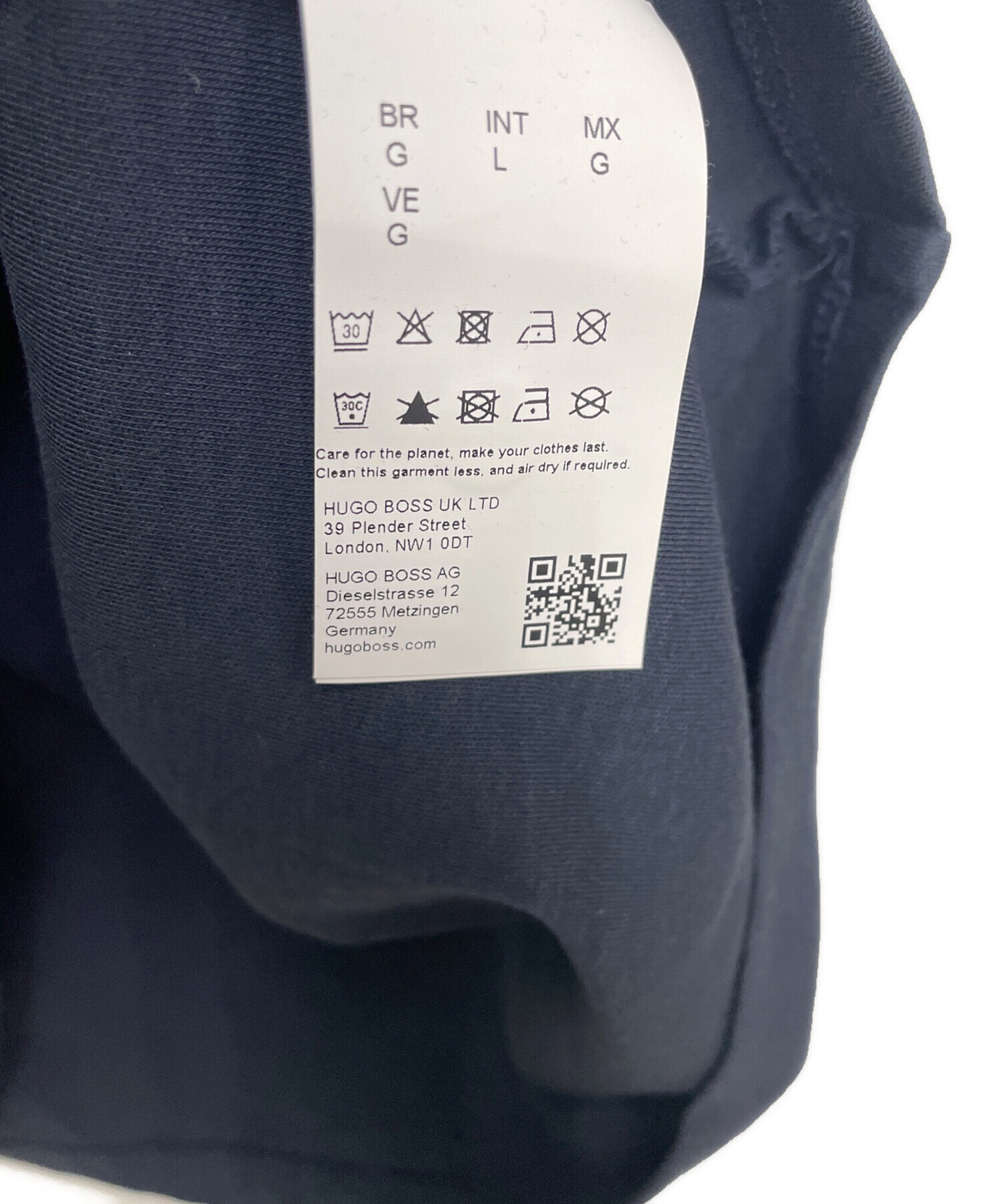 中古・古着通販】HUGO BOSS (ヒューゴ ボス) 半袖カットソー ネイビー