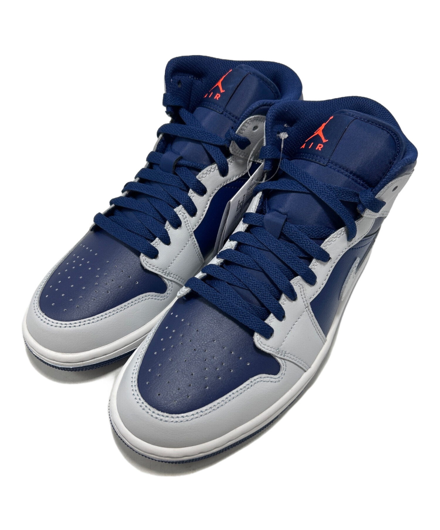 中古・古着通販】NIKE (ナイキ) AIR JODAN 1 MID BLUE VOID グレー