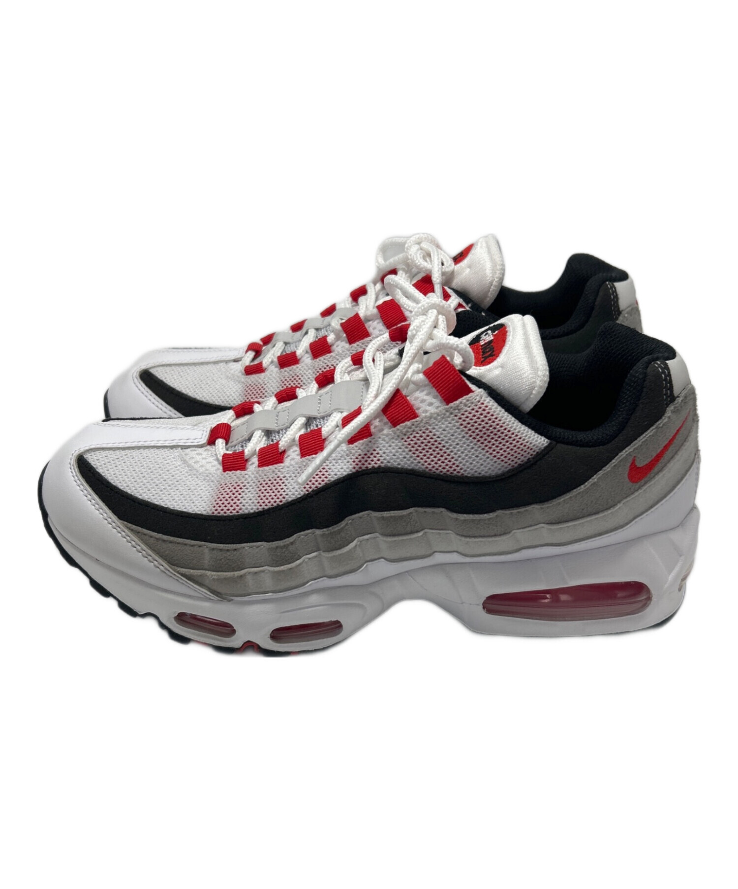 中古・古着通販】NIKE (ナイキ) スニーカー ホワイト×レッド サイズ 