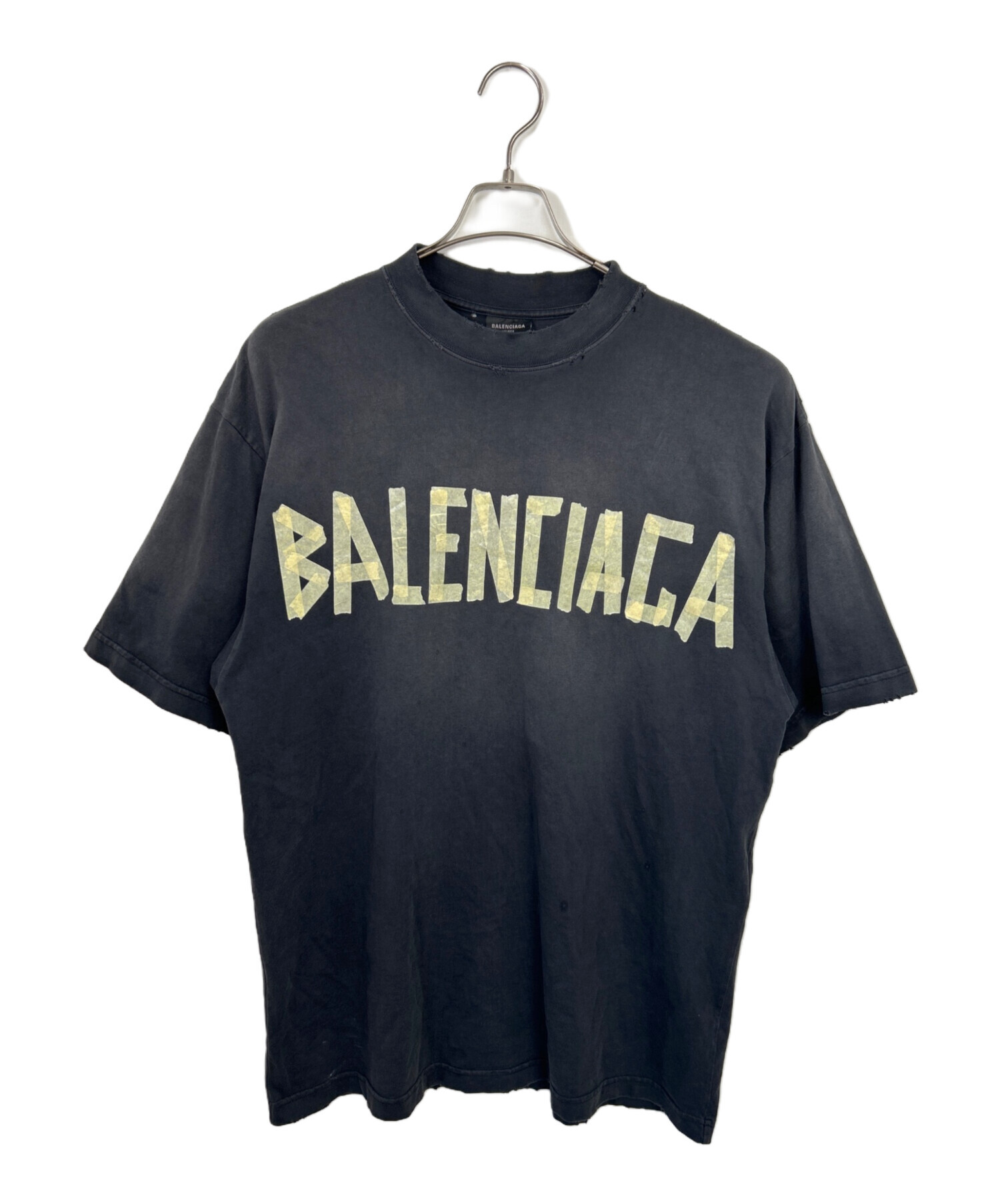 中古・古着通販】BALENCIAGA (バレンシアガ) 半袖カットソー ブラック