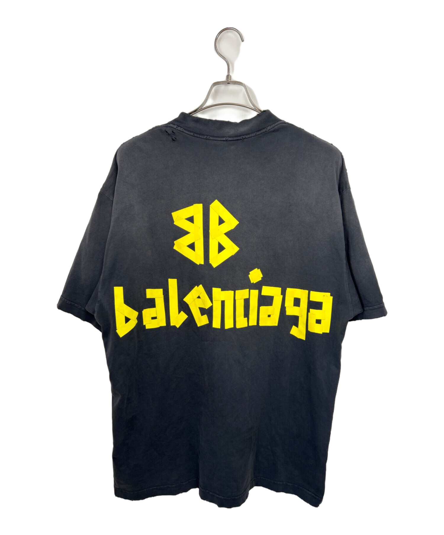 中古・古着通販】BALENCIAGA (バレンシアガ) 半袖カットソー ブラック