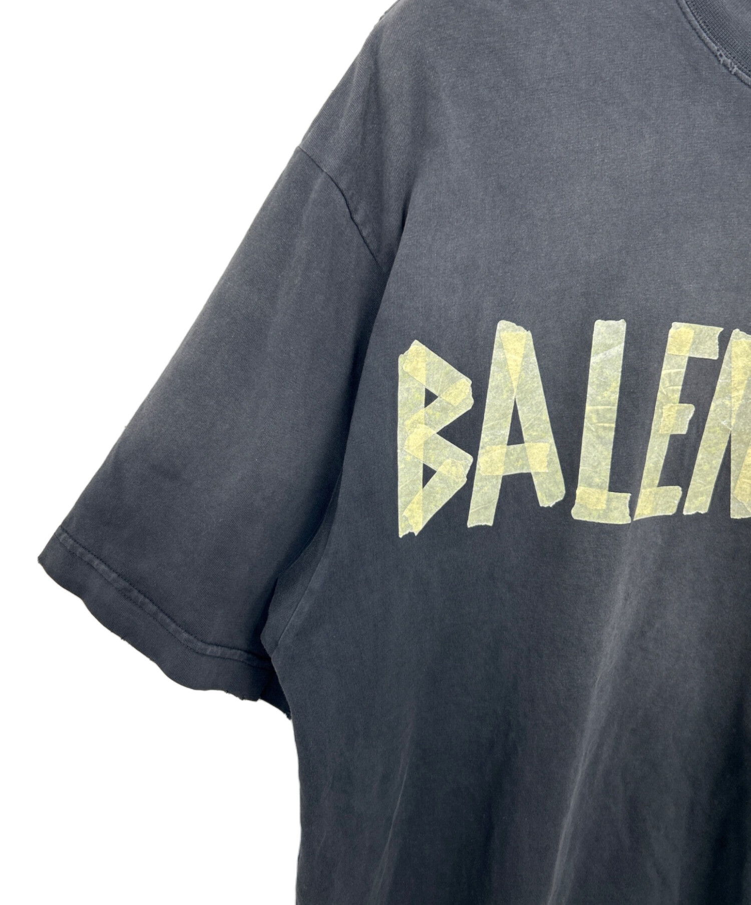 中古・古着通販】BALENCIAGA (バレンシアガ) 半袖カットソー ブラック