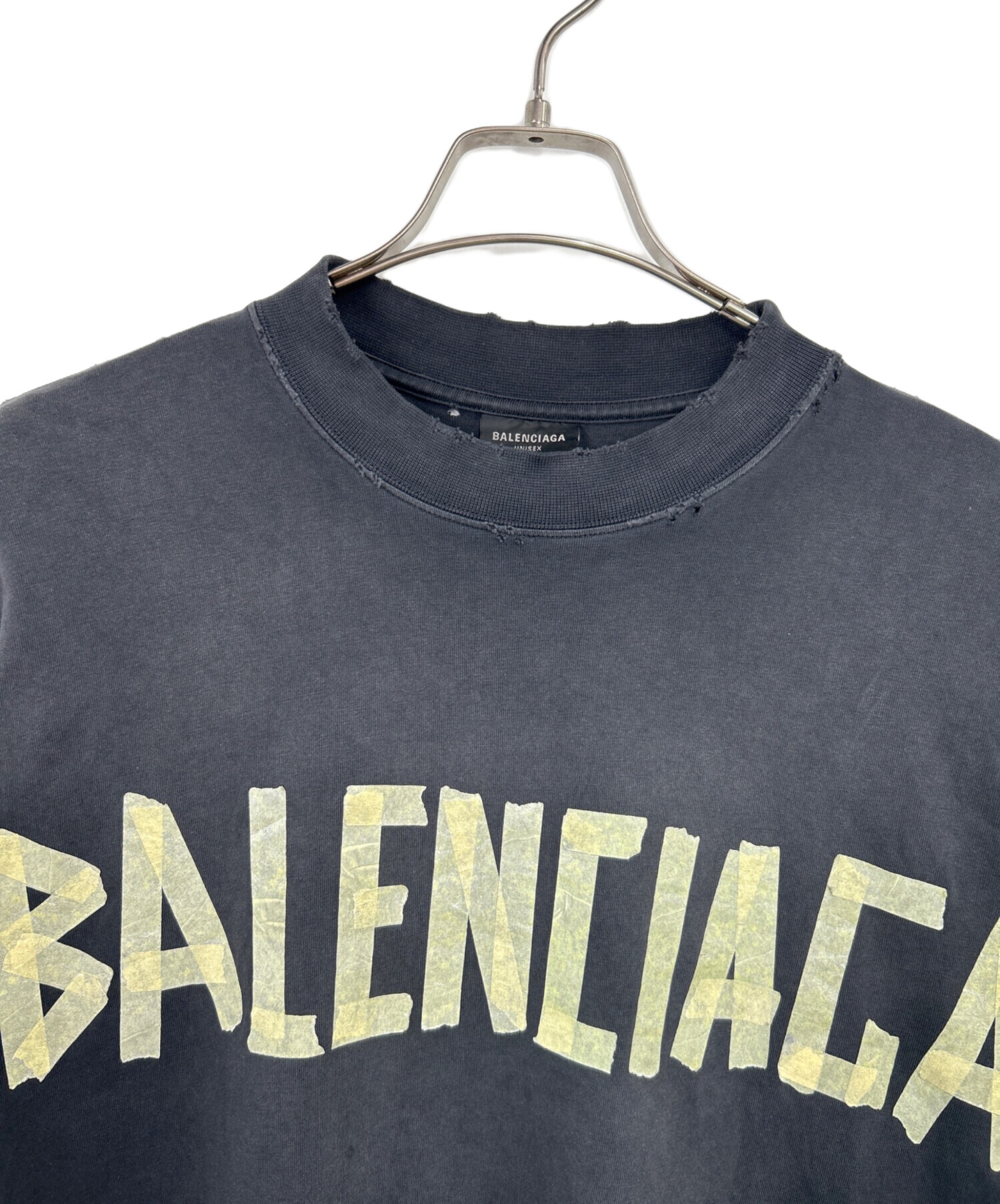 中古・古着通販】BALENCIAGA (バレンシアガ) 半袖カットソー ブラック
