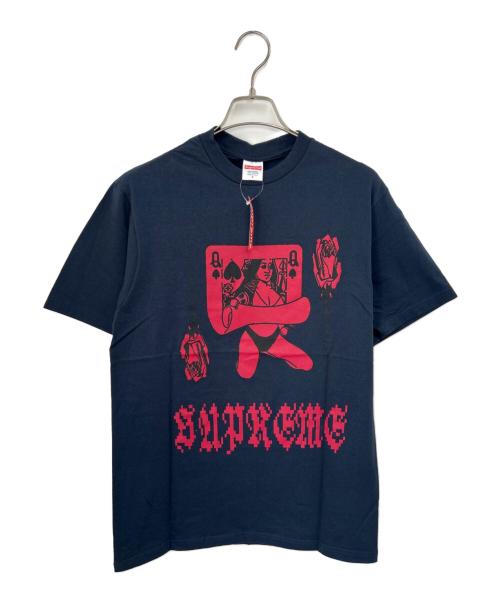 中古・古着通販】SUPREME (シュプリーム) 半袖カットソー ネイビー