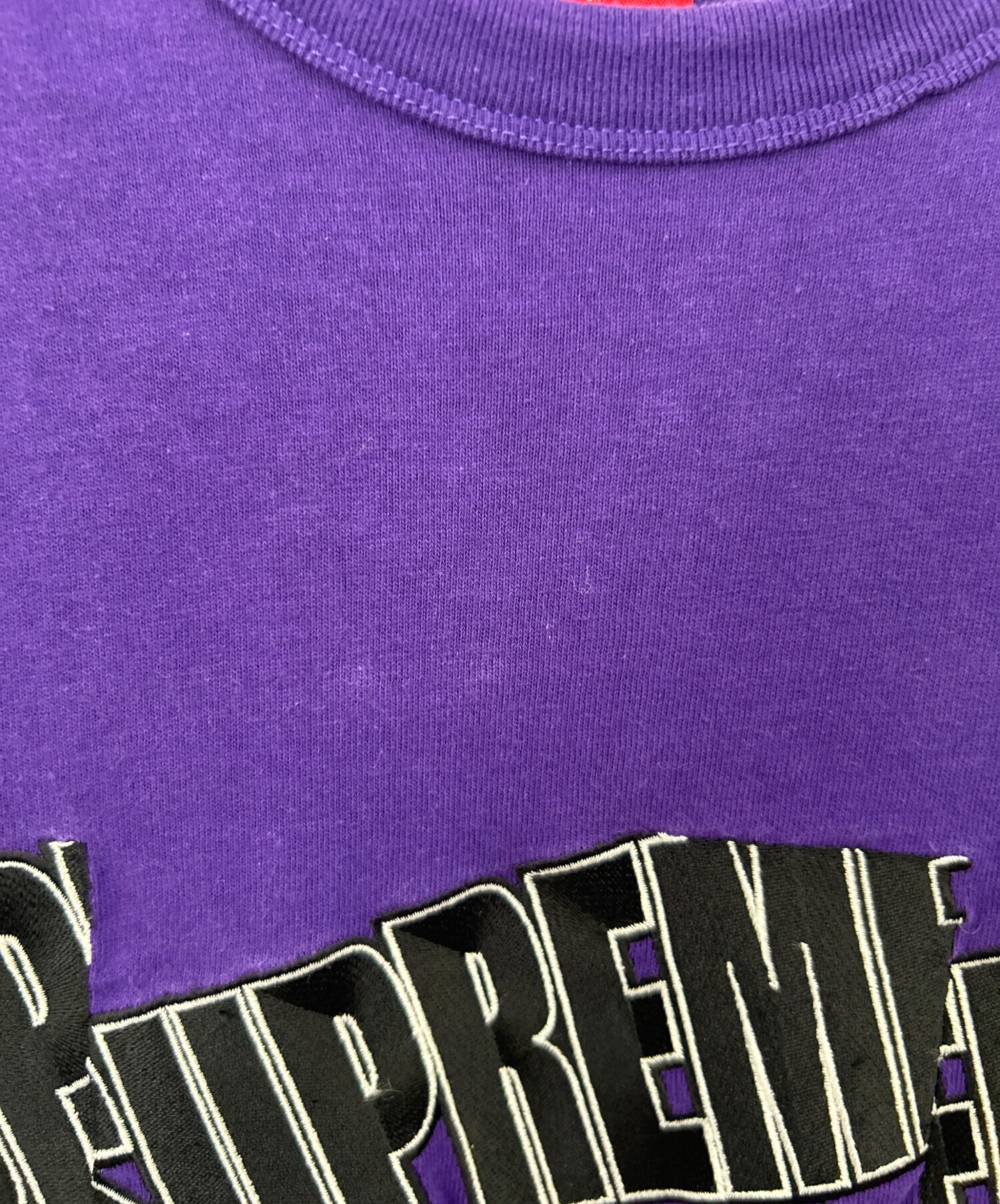 中古・古着通販】SUPREME (シュプリーム) 半袖カットソー パープル 
