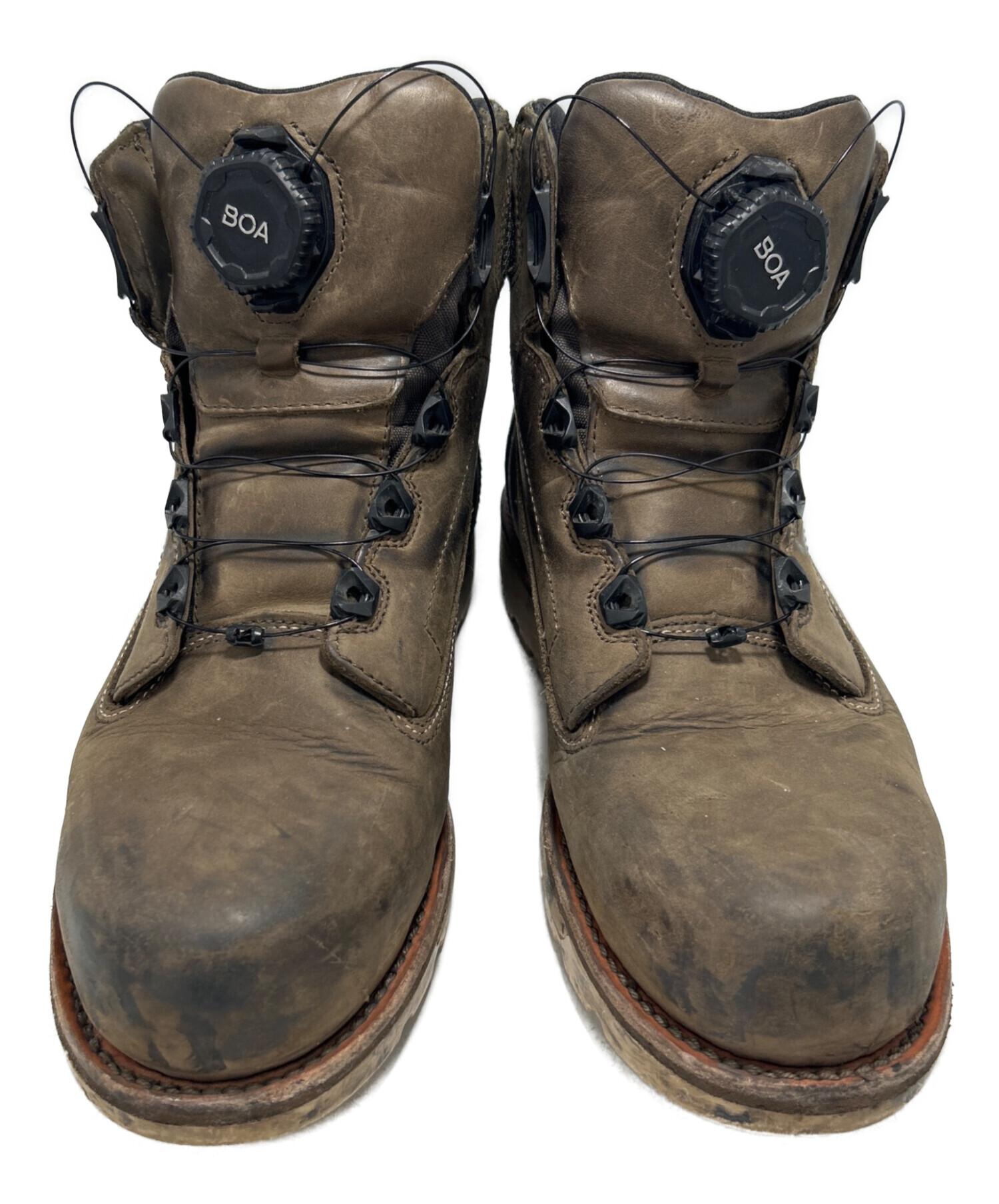 中古・古着通販】RED WING (レッドウィング) ワークブーツ ブラウン 