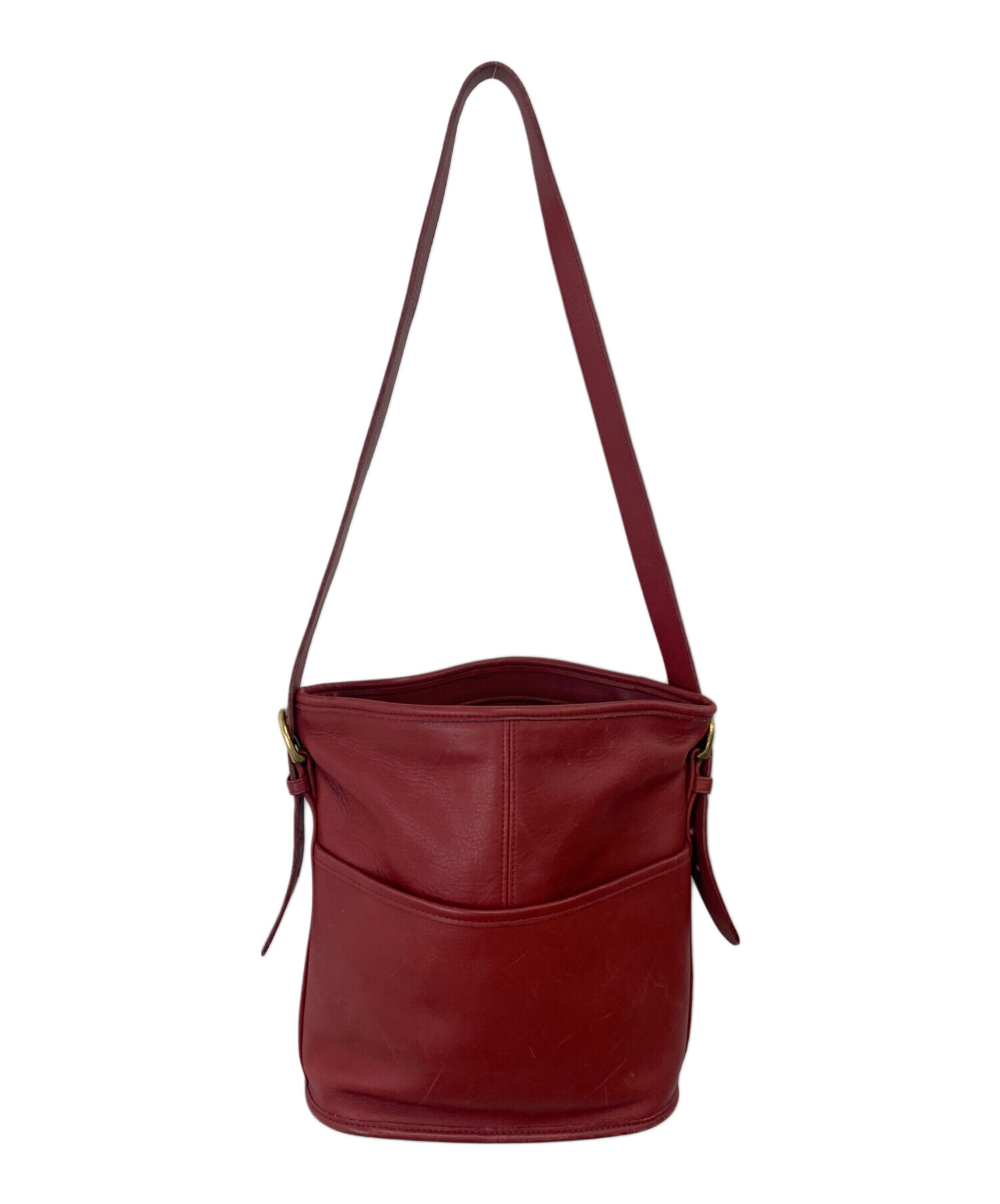 中古・古着通販】COACH (コーチ) ショルダーバッグ レッド｜ブランド
