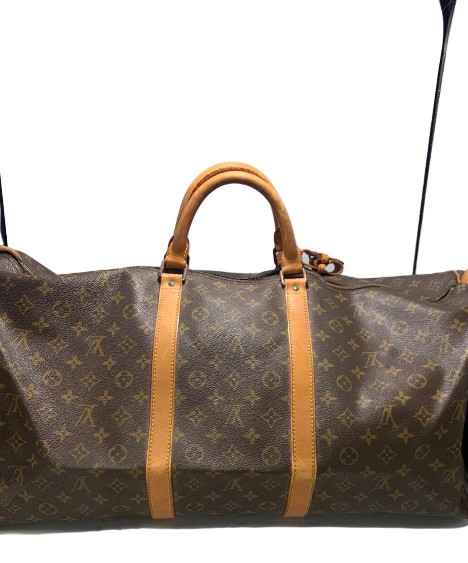 Louis Vuitton ボストンバッグ ダークブラウン 中古・古着通販】LOUIS VUITTON (ルイ ヴィトン) トラベルバッグ
