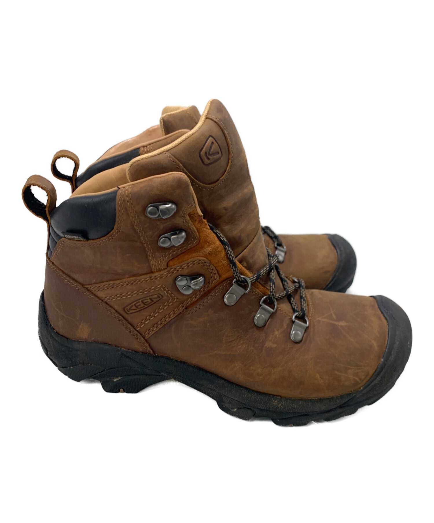 KEEN キーン 安全靴 ブラウン レザー 中古・古着通販】KEEN (キーン) ブーツ ブラウン サイズ:26.5