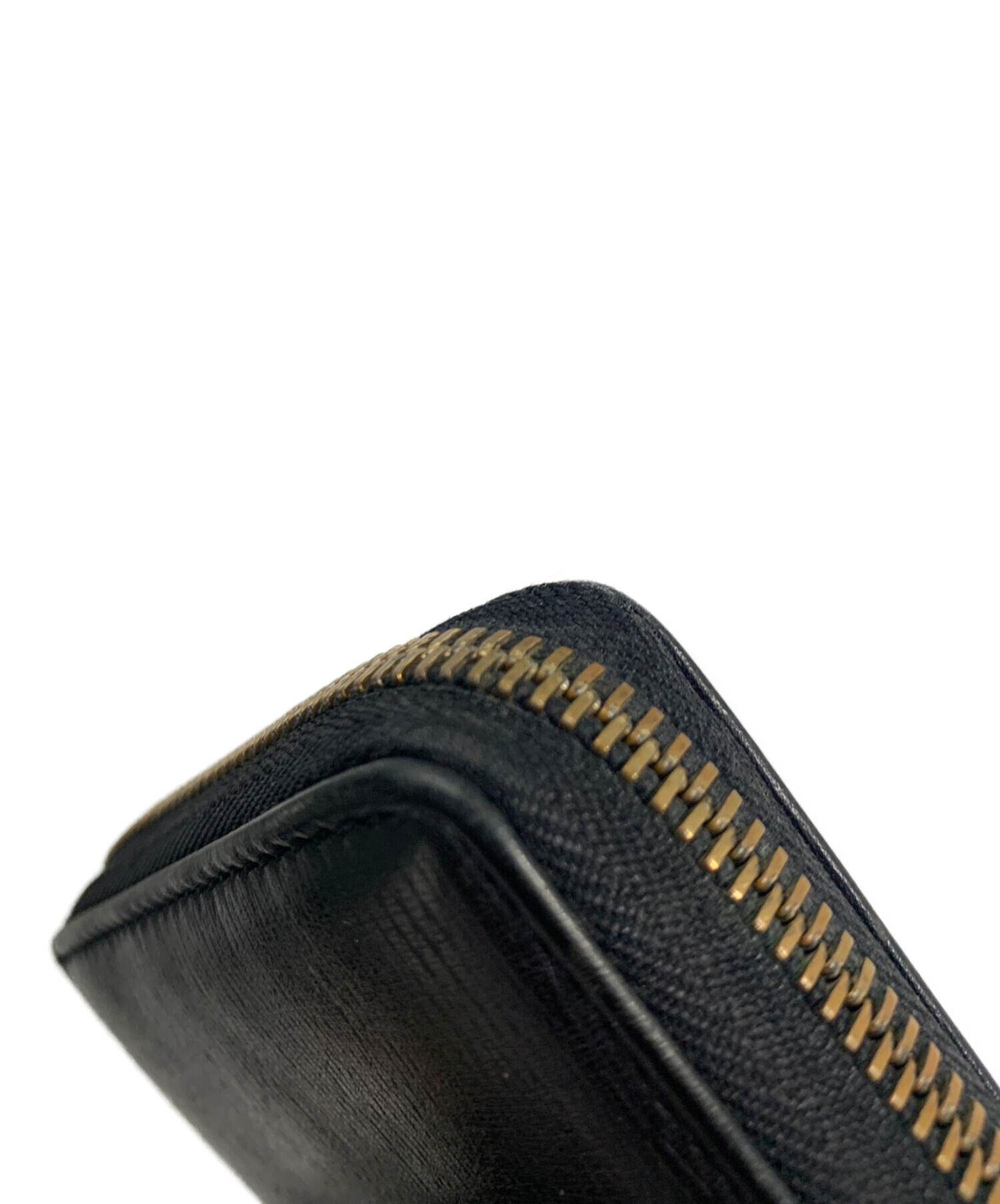 中古・古着通販】GUCCI (グッチ) ラウンドファスナー財布 ブラック 