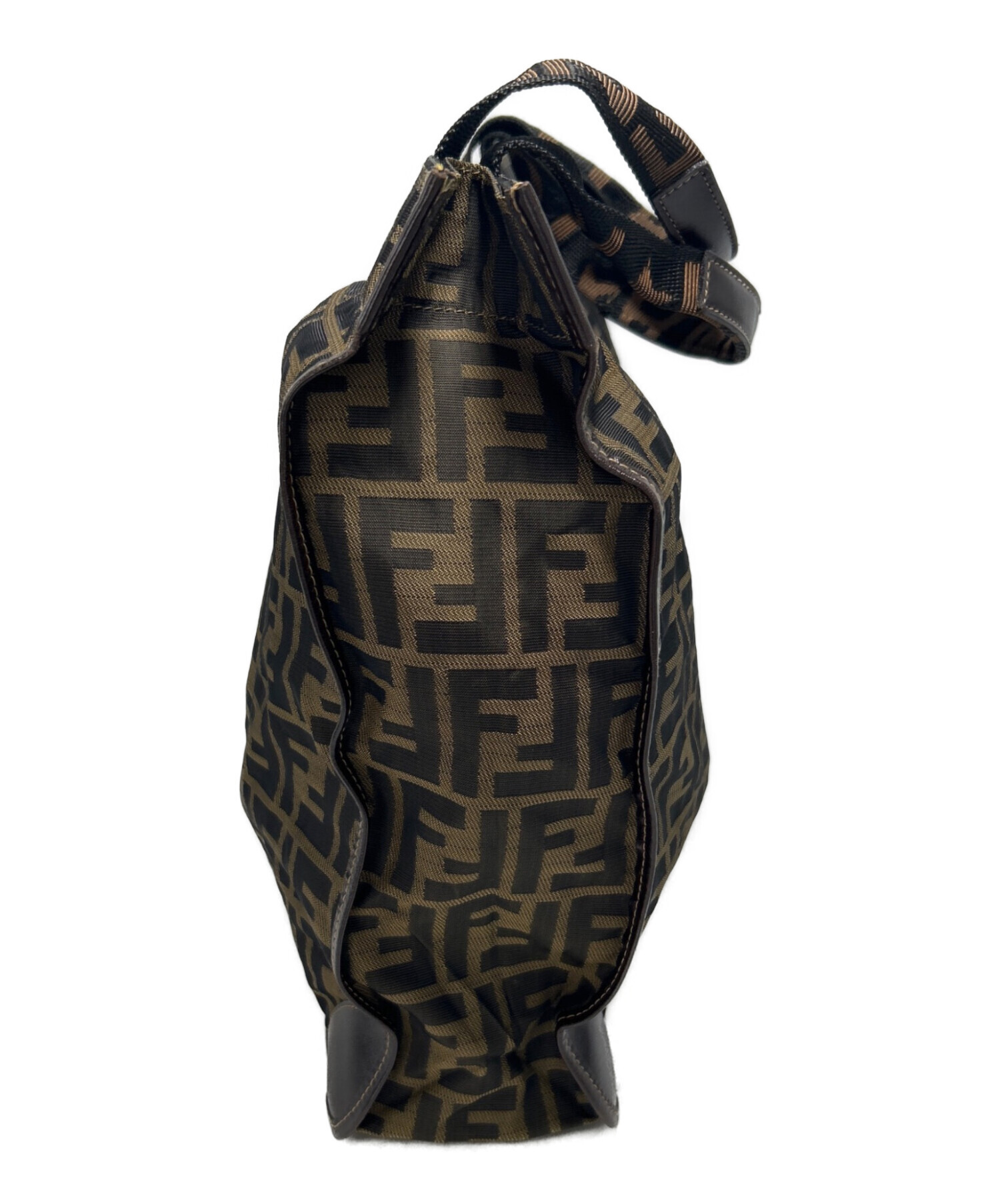 中古・古着通販】FENDI (フェンディ) トートバッグ ブラウン×ブラック