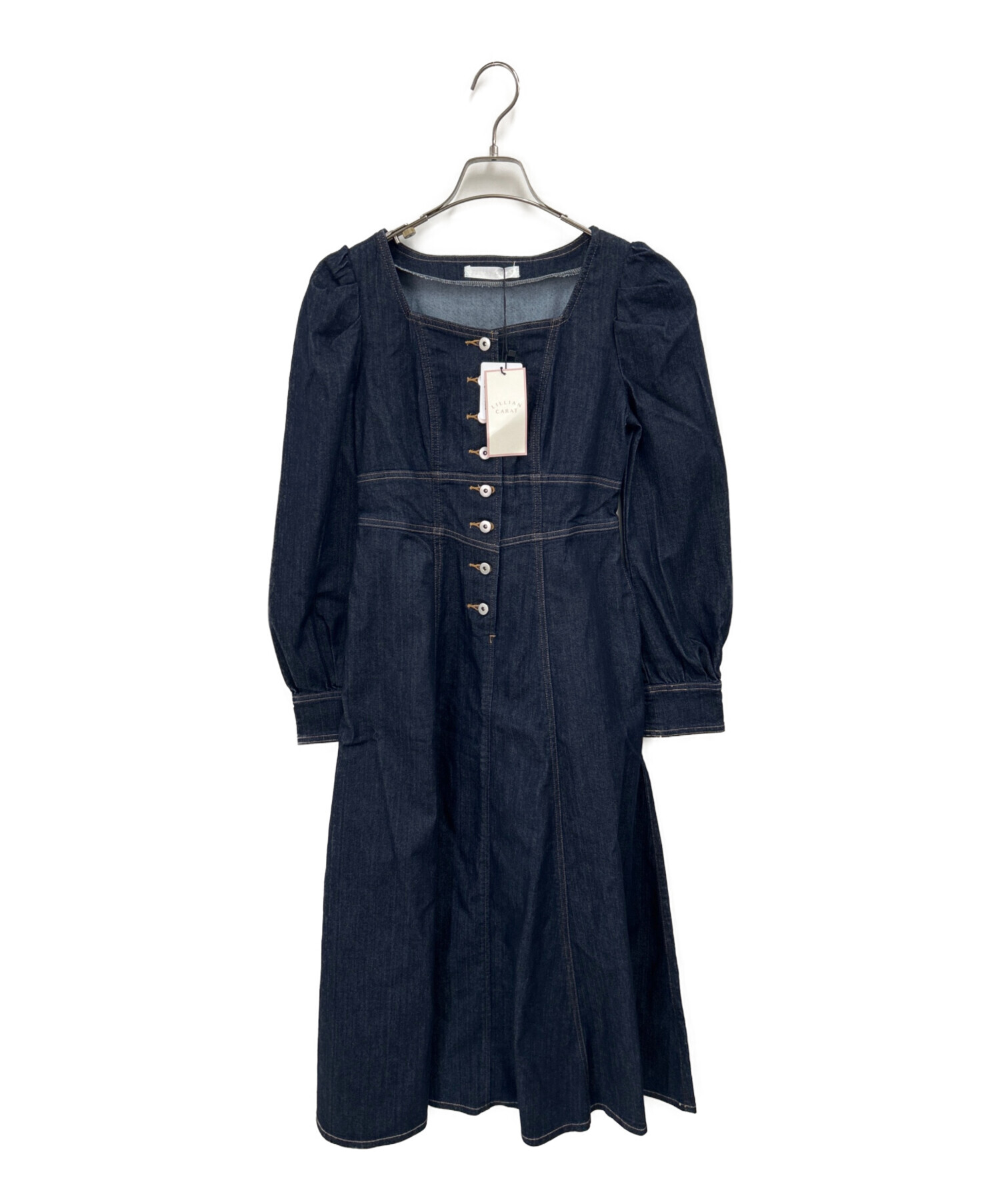 中古・古着通販】LILLIAN CARAT (リリアンカラット) 長袖ワンピース