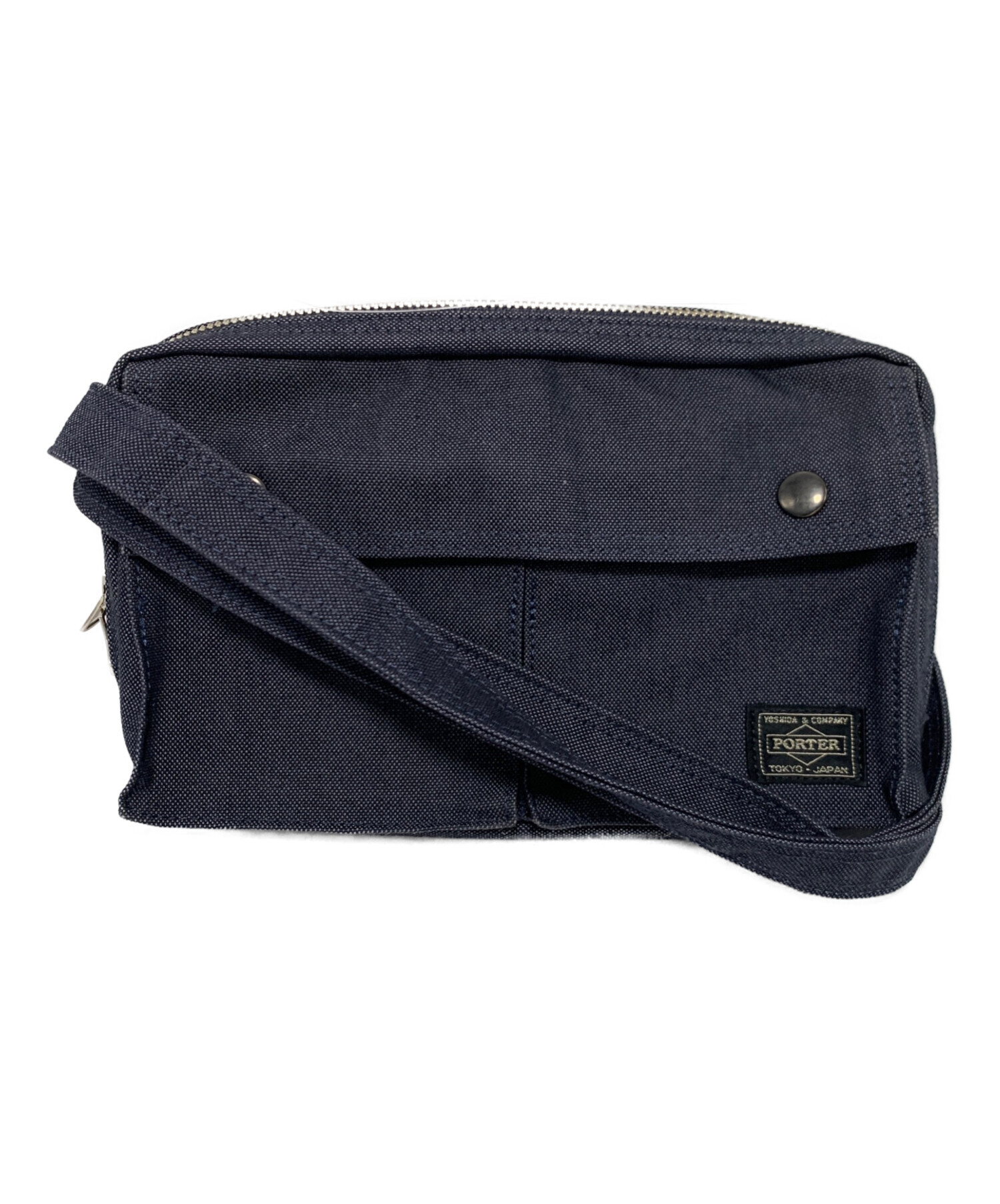 中古・古着通販】PORTER (ポーター) ショルダーバッグ ネイビー