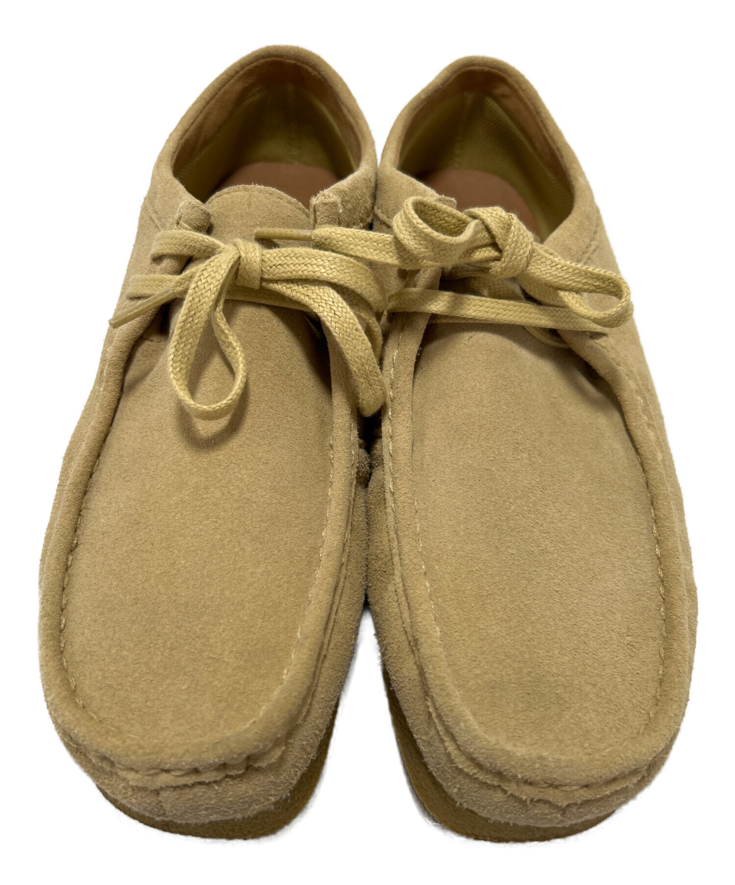 中古・古着通販】CLARKS (クラークス) ワラビーブーツ ベージュ サイズ 