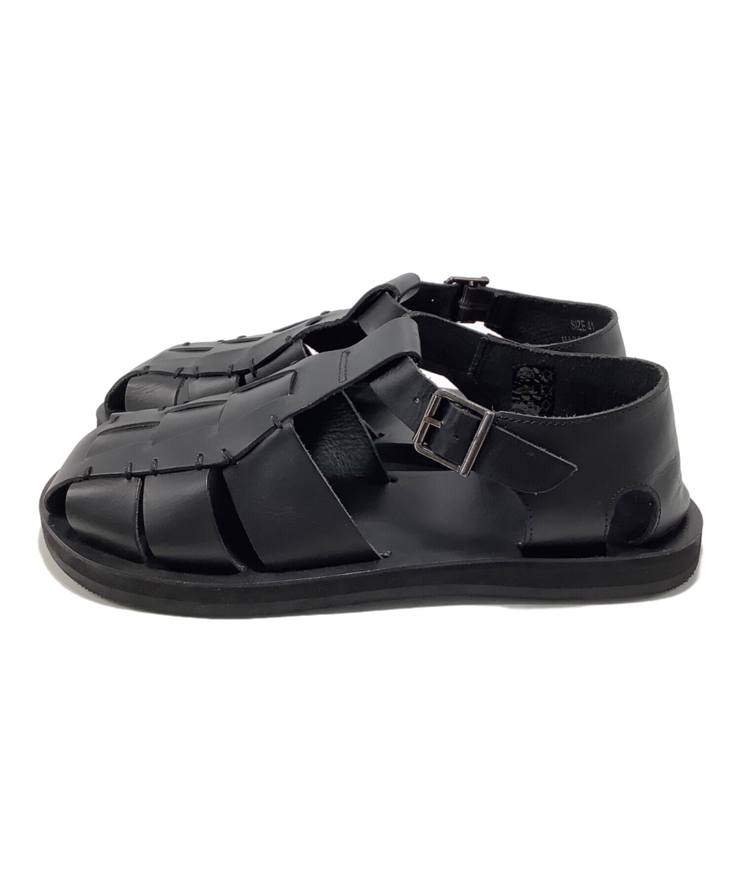 中古・古着通販】AMIT LEATHER COMPANY (-) レザーグルカサンダル