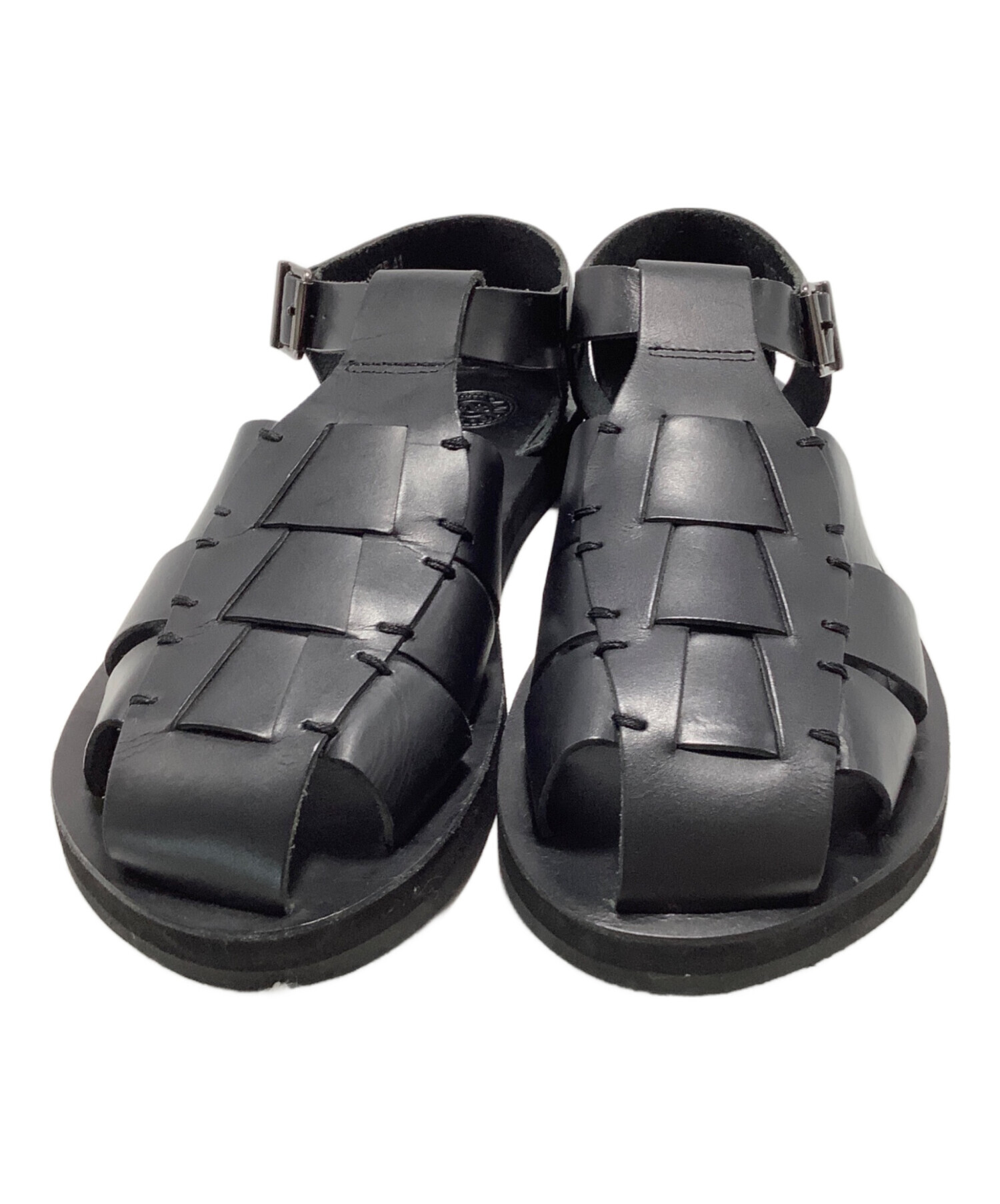 中古・古着通販】AMIT LEATHER COMPANY (-) レザーグルカサンダル