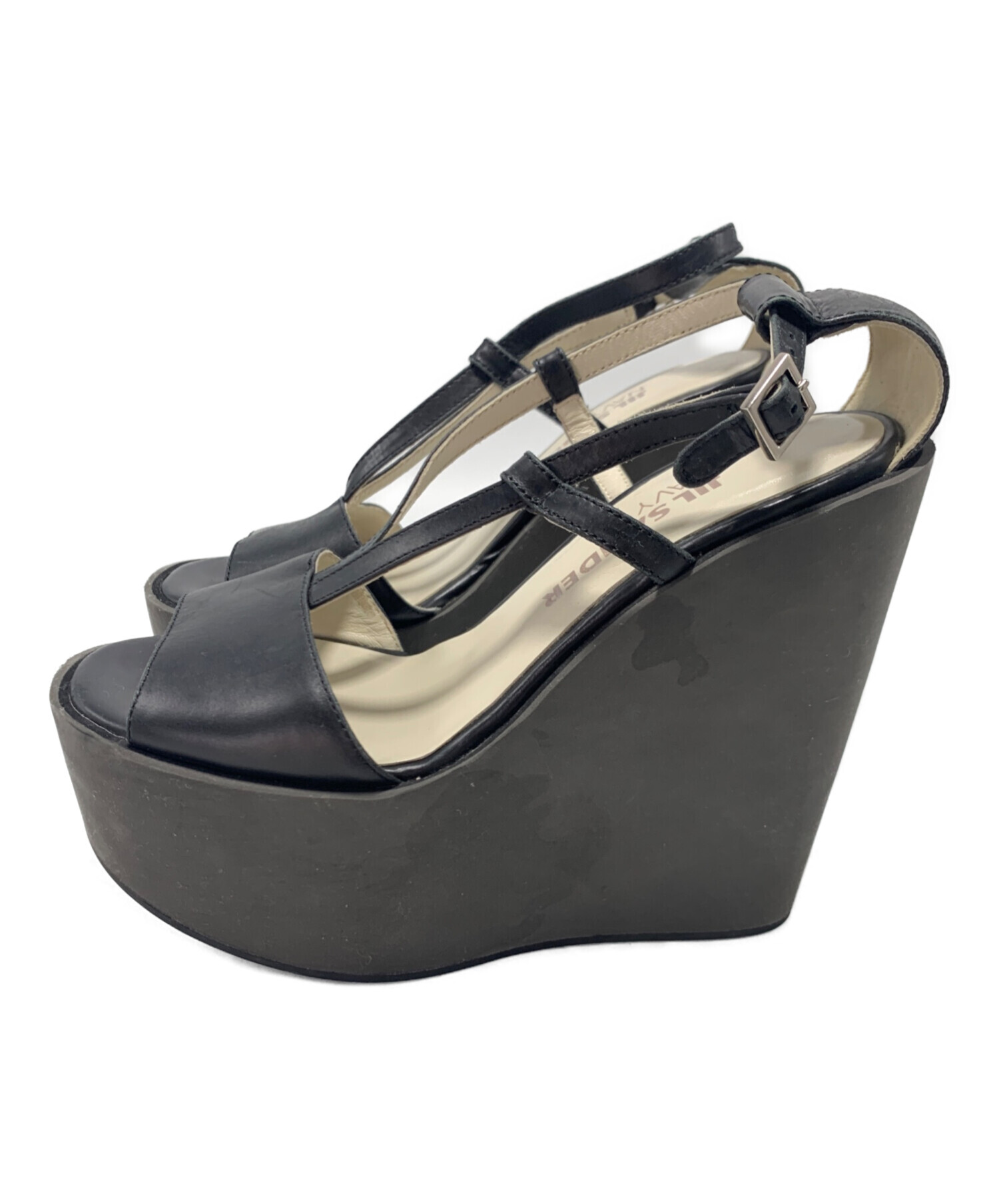 JIL SANDER NAVY フラットパンプス 中古・古着通販】JIL SANDER NAVY (ジルサンダー ネイビー) ハイヒール