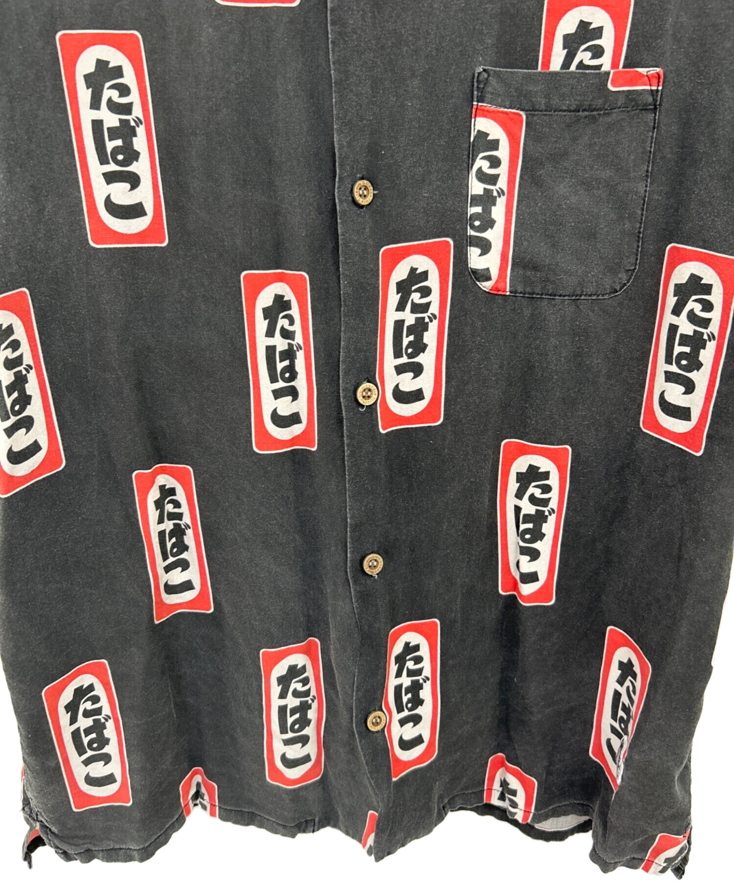 中古・古着通販】#FR2 (エフアールツー) 半袖シャツ ブラック サイズ:L