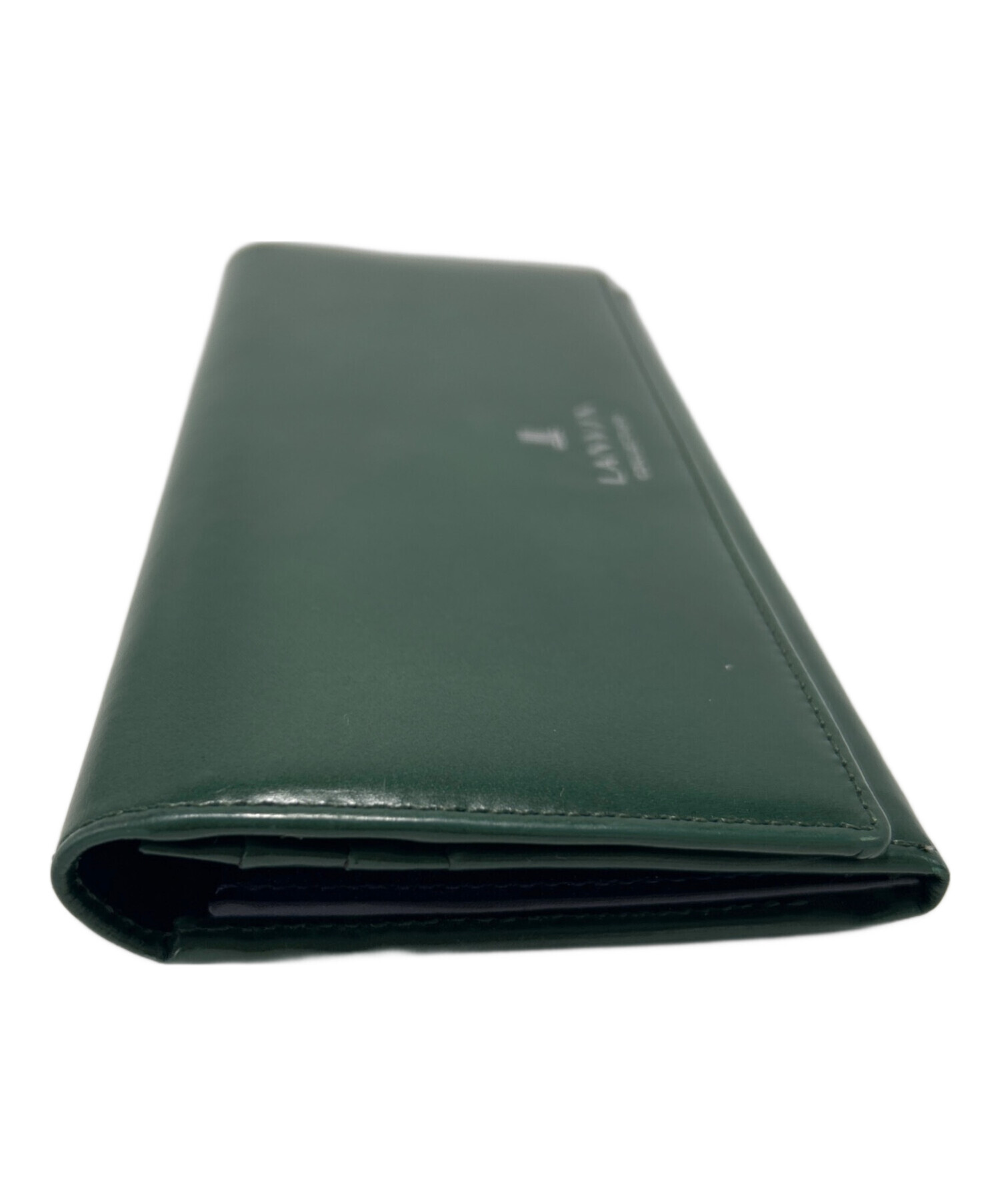 LANVIN 長財布【新品未使用】百貨店購入品 中古・古着通販】LANVIN (ランバン) 長財布 グリーン｜ブランド・古着