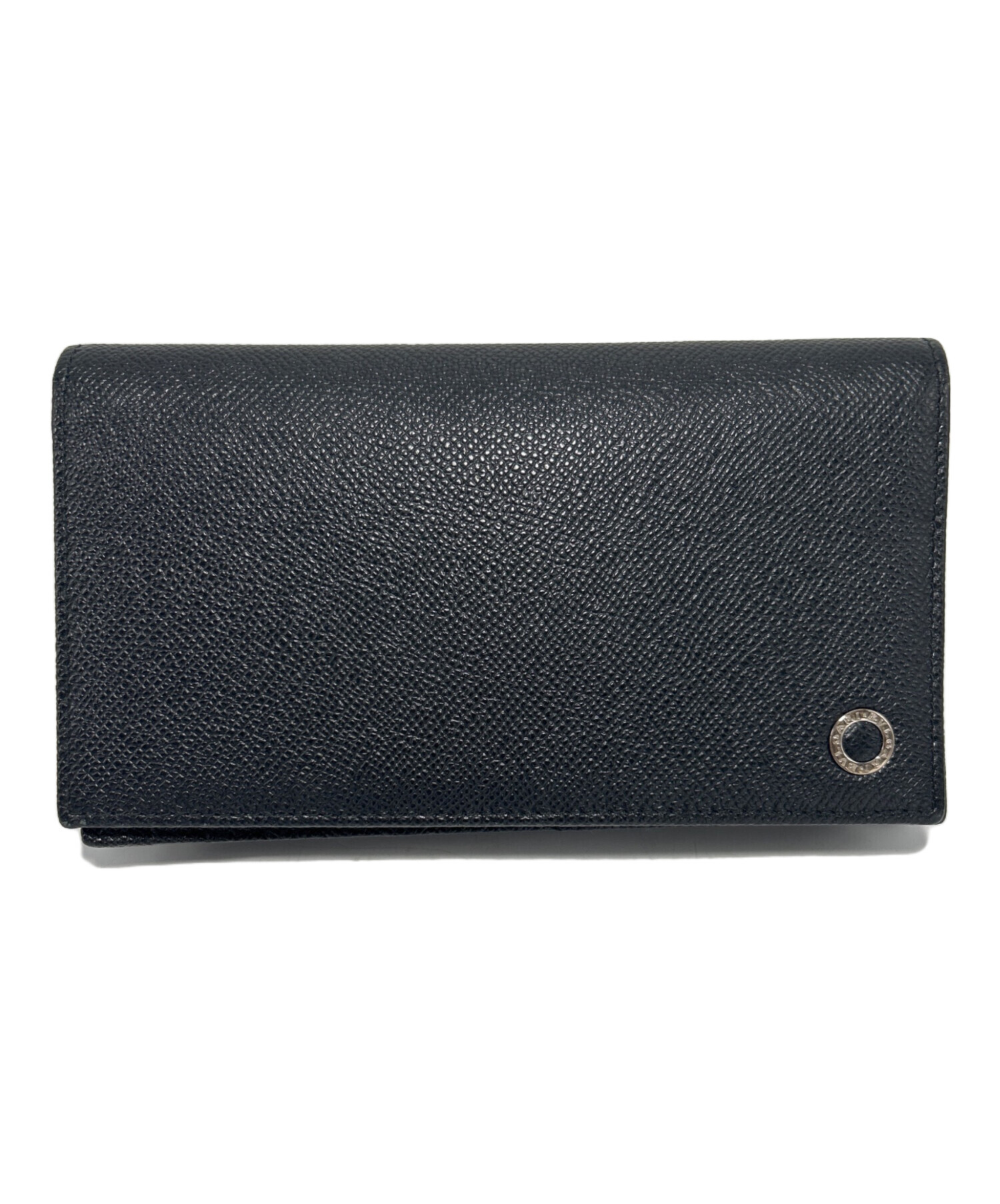 中古・古着通販】BVLGARI (ブルガリ) 長財布 ブラック×レッド