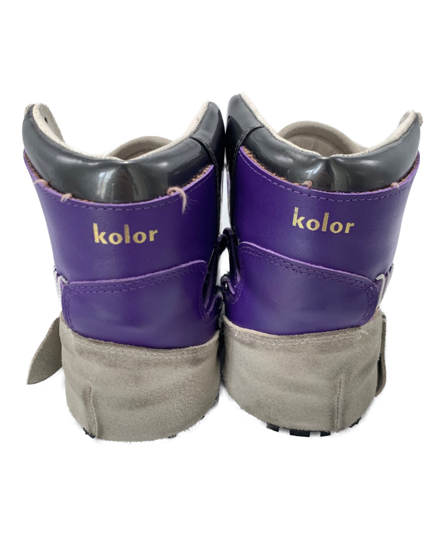 中古・古着通販】KOLOR (カラー) スウェード×スムース スニーカー