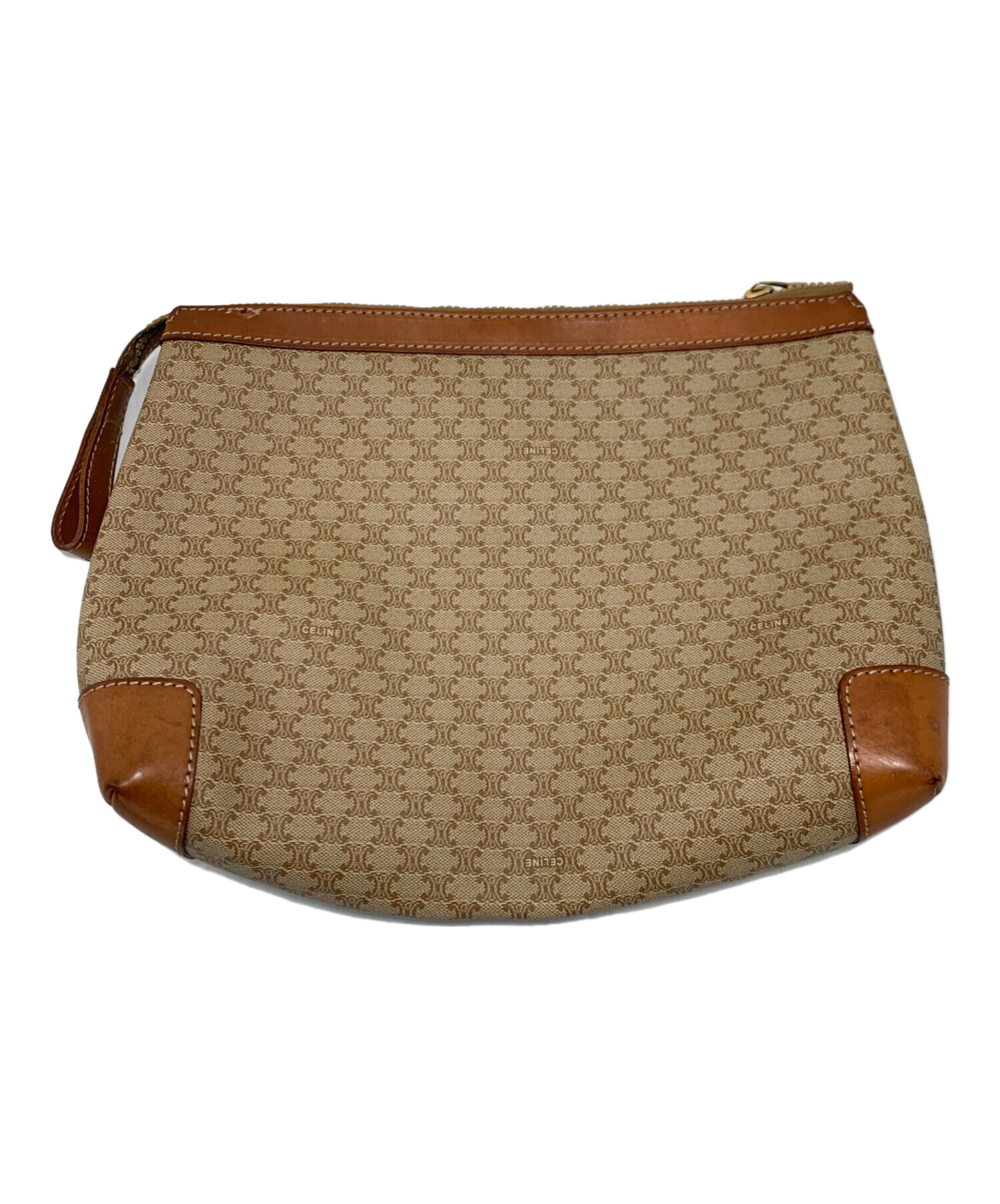 中古・古着通販】CELINE (セリーヌ) セカンドバッグ ベージュ