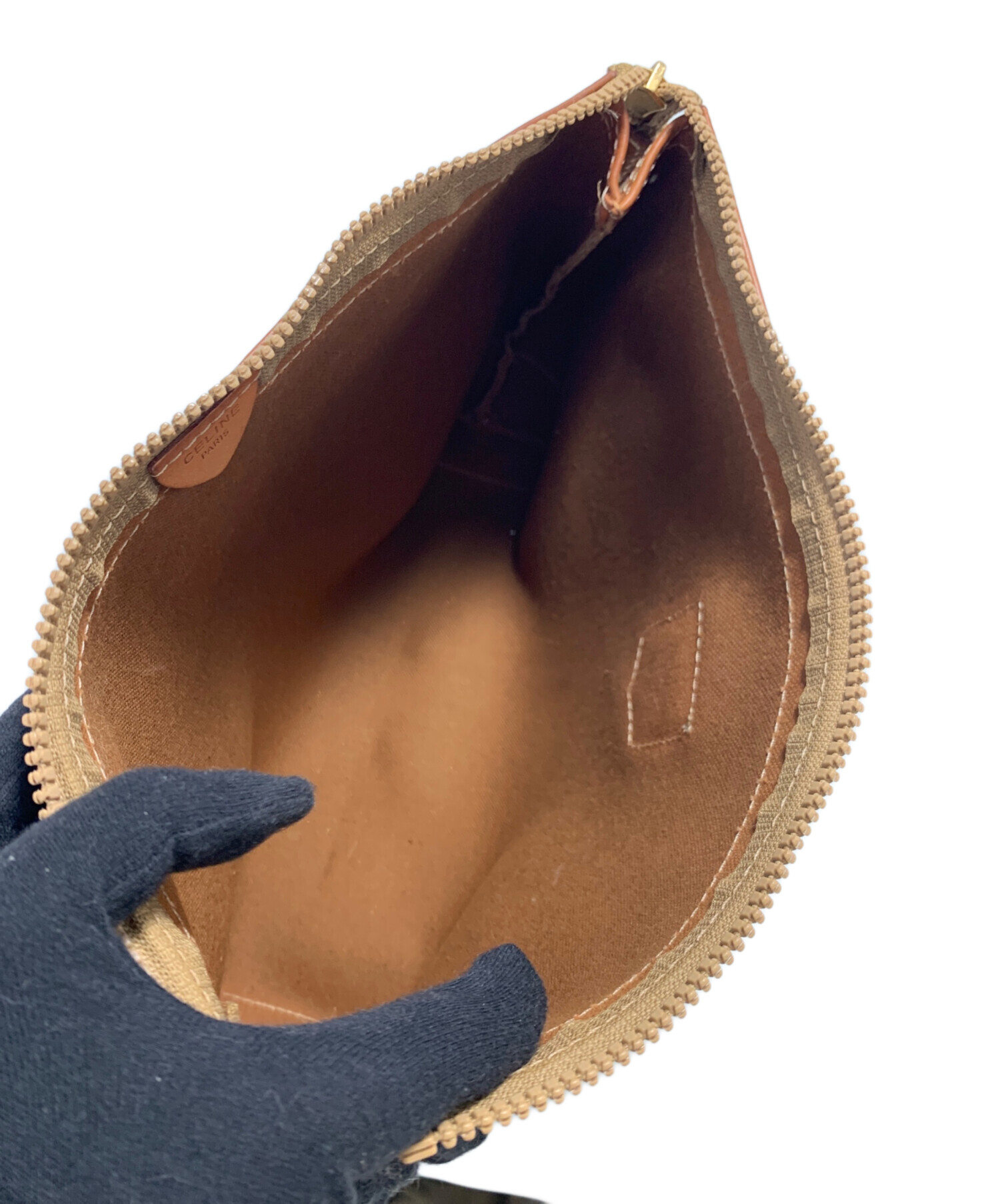 中古・古着通販】CELINE (セリーヌ) セカンドバッグ ベージュ