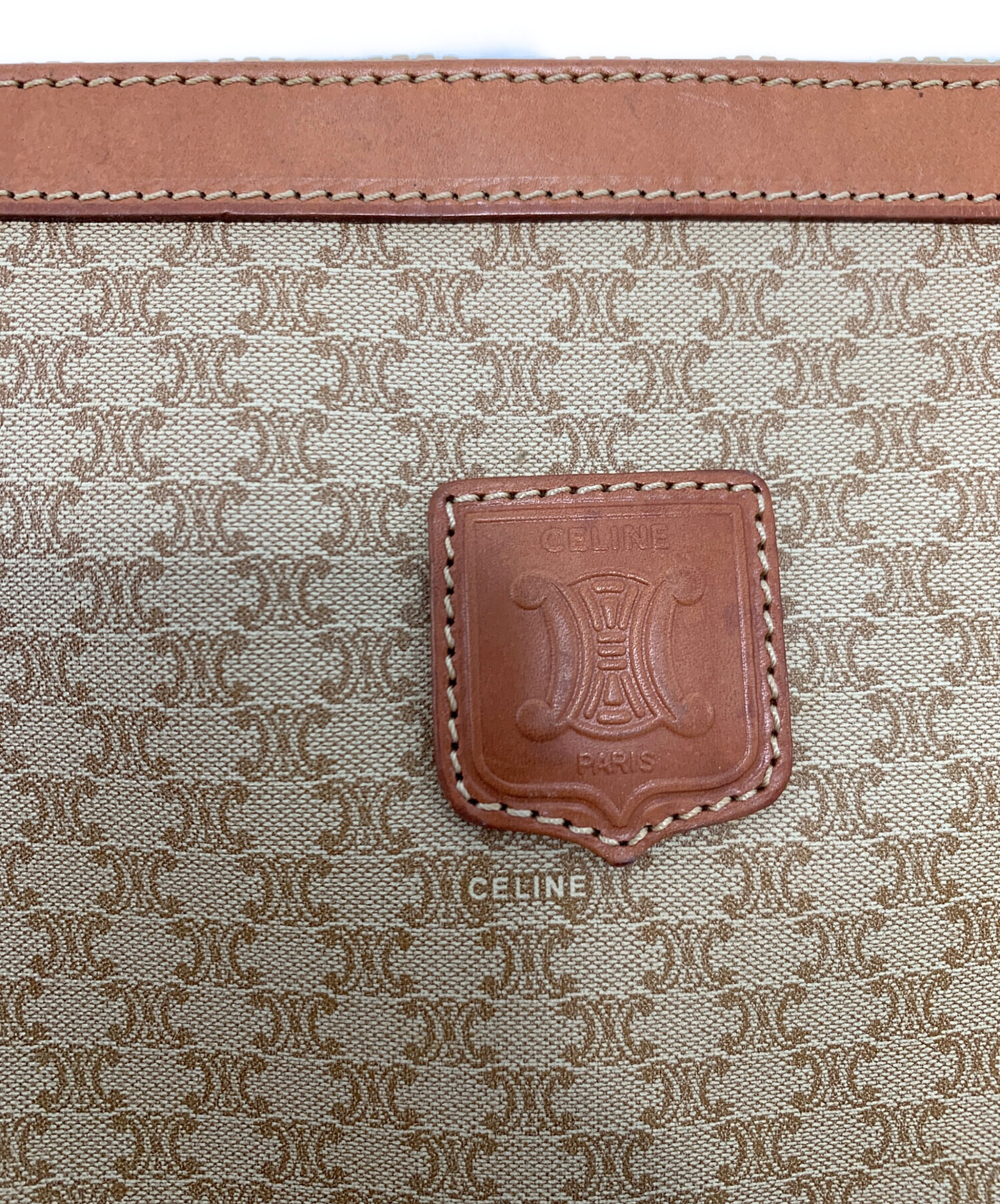 中古・古着通販】CELINE (セリーヌ) セカンドバッグ ベージュ
