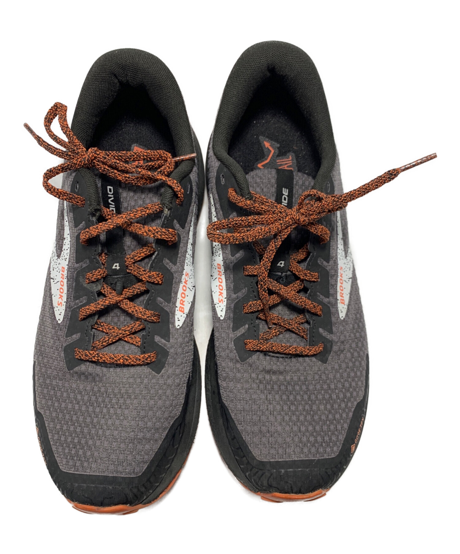 中古・古着通販】BROOKS (ブルックス) スニーカー グレー×オレンジ