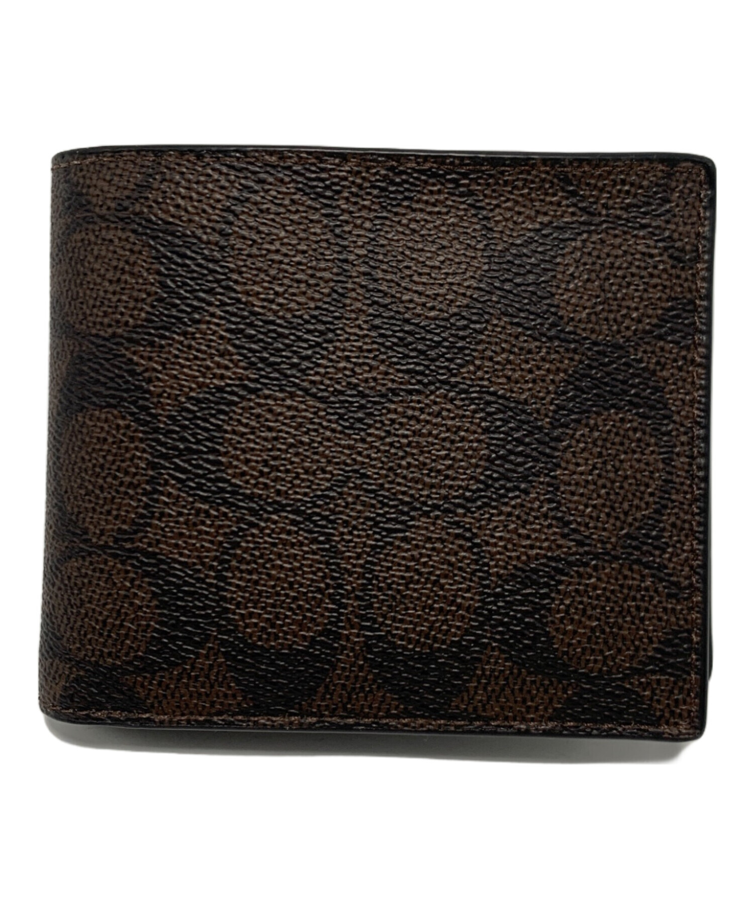 中古・古着通販】COACH (コーチ) 財布 ブラウン×ブラック｜ブランド