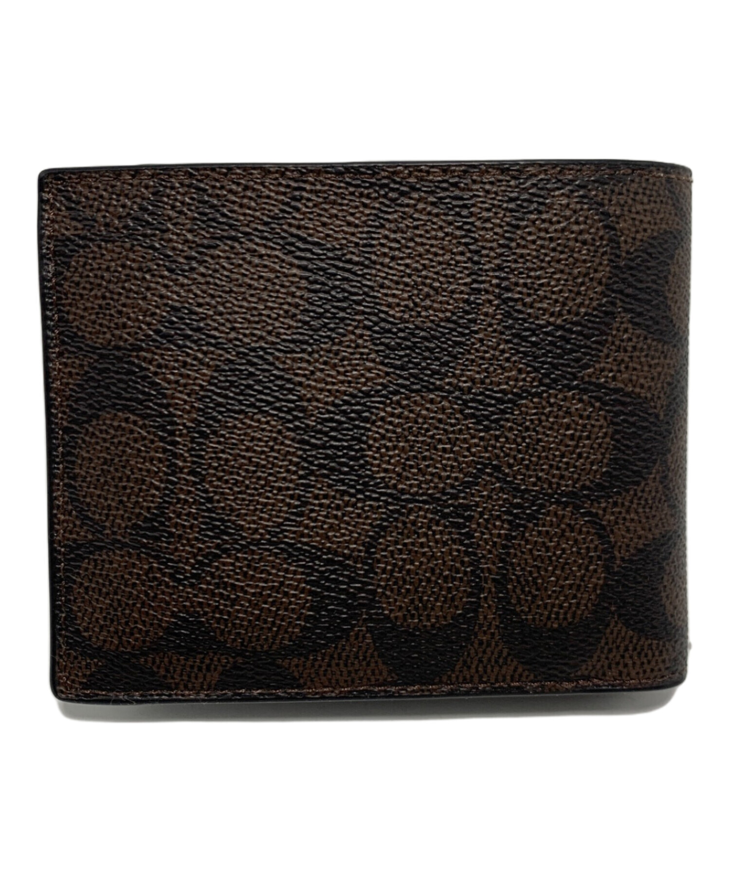 中古・古着通販】COACH (コーチ) 財布 ブラウン×ブラック｜ブランド