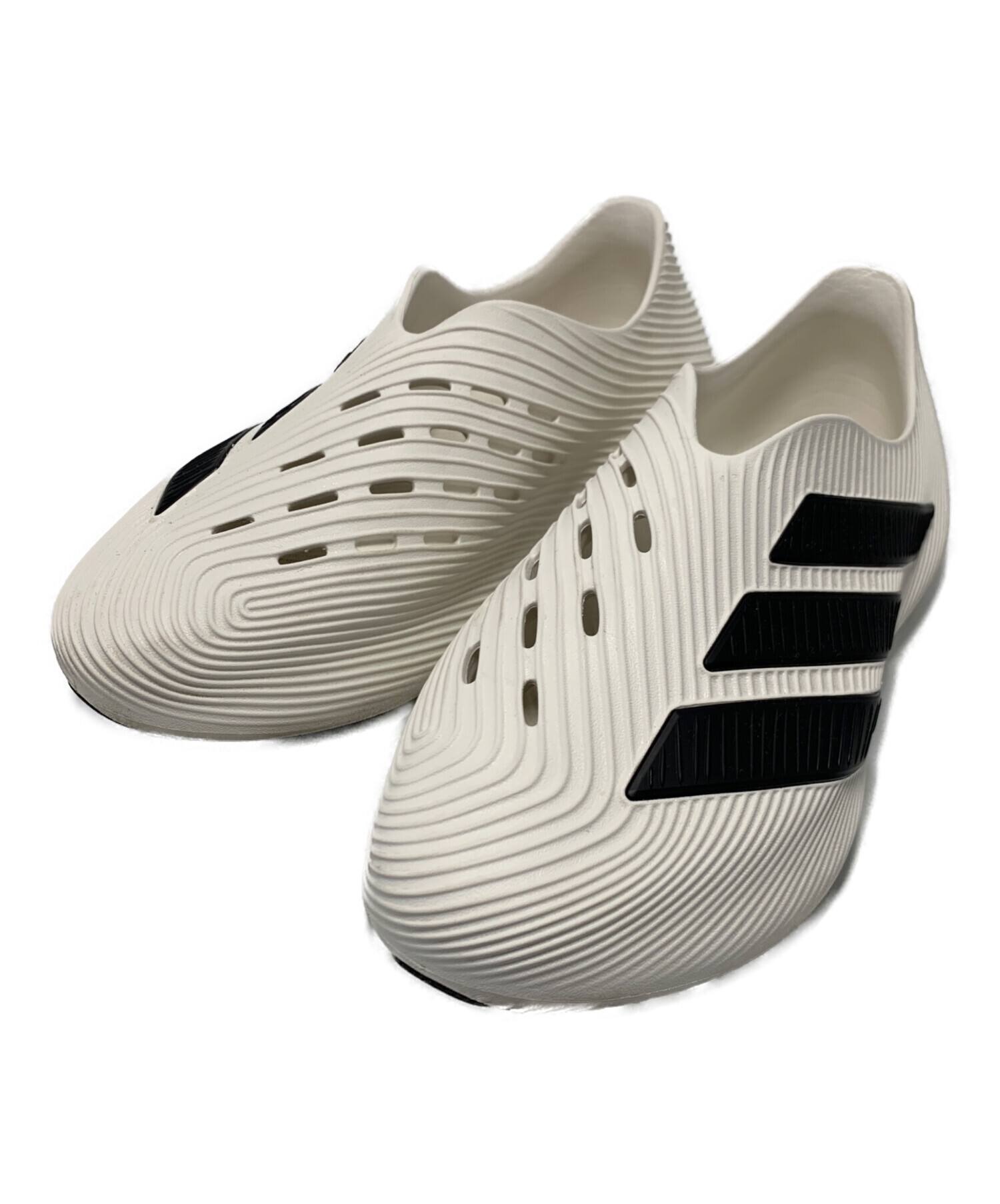 中古・古着通販】adidas (アディダス) サンダル ホワイト×ブラック